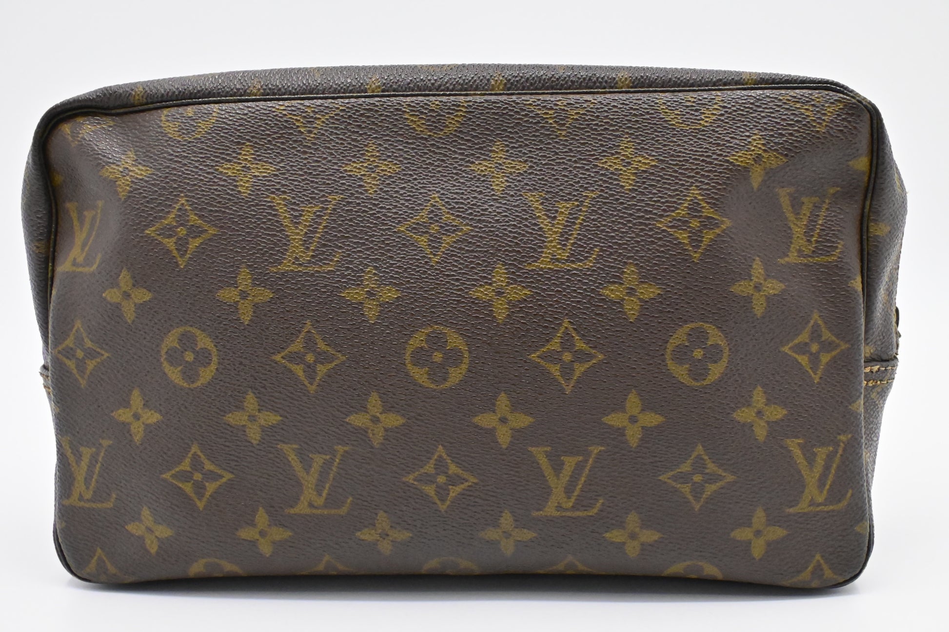 Louis Vuitton Trousse 28 Monogram Canvas Handbag Canvas 5