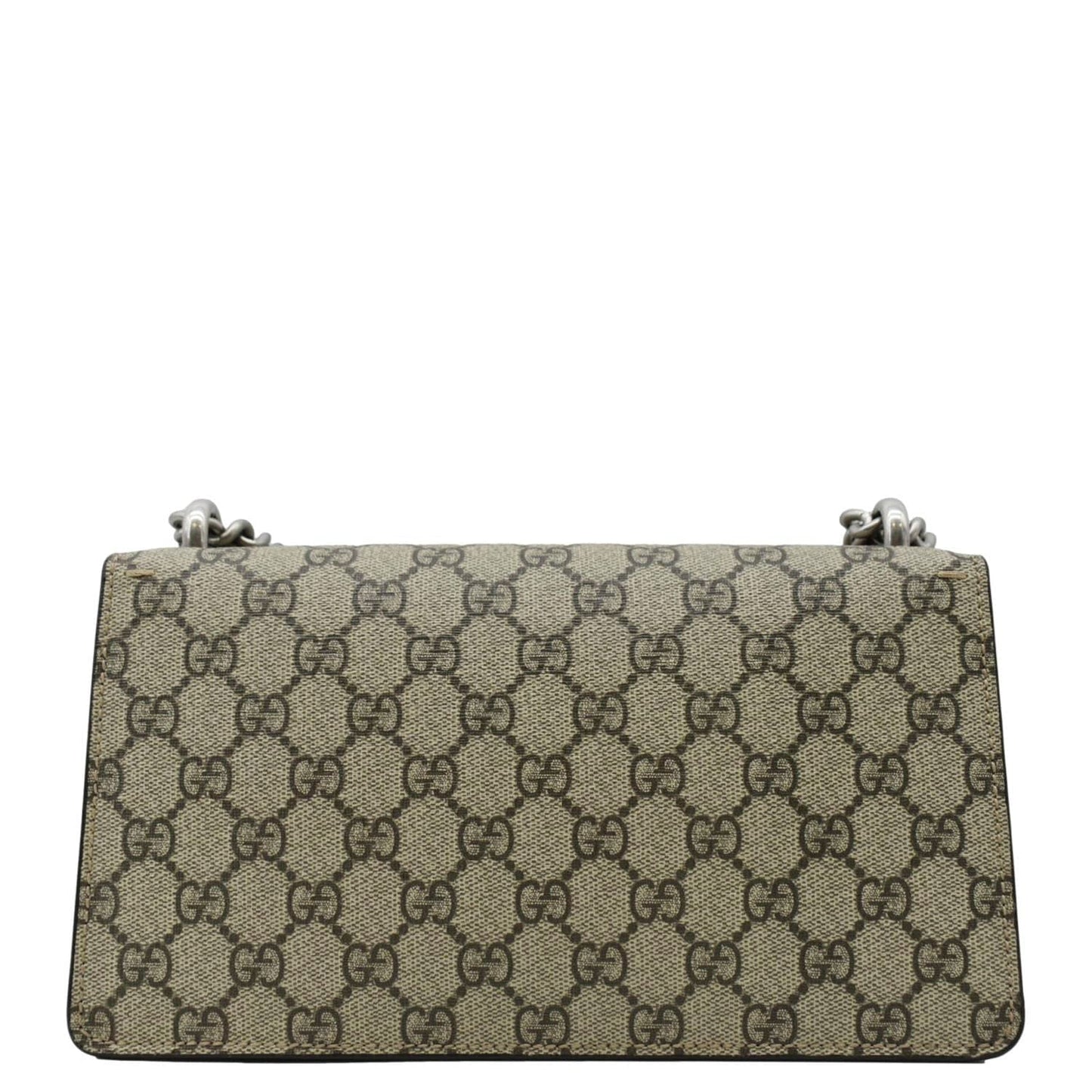 Gucci Dionysus Small Rectangular Supreme Shoulder Bag Canvas Beige