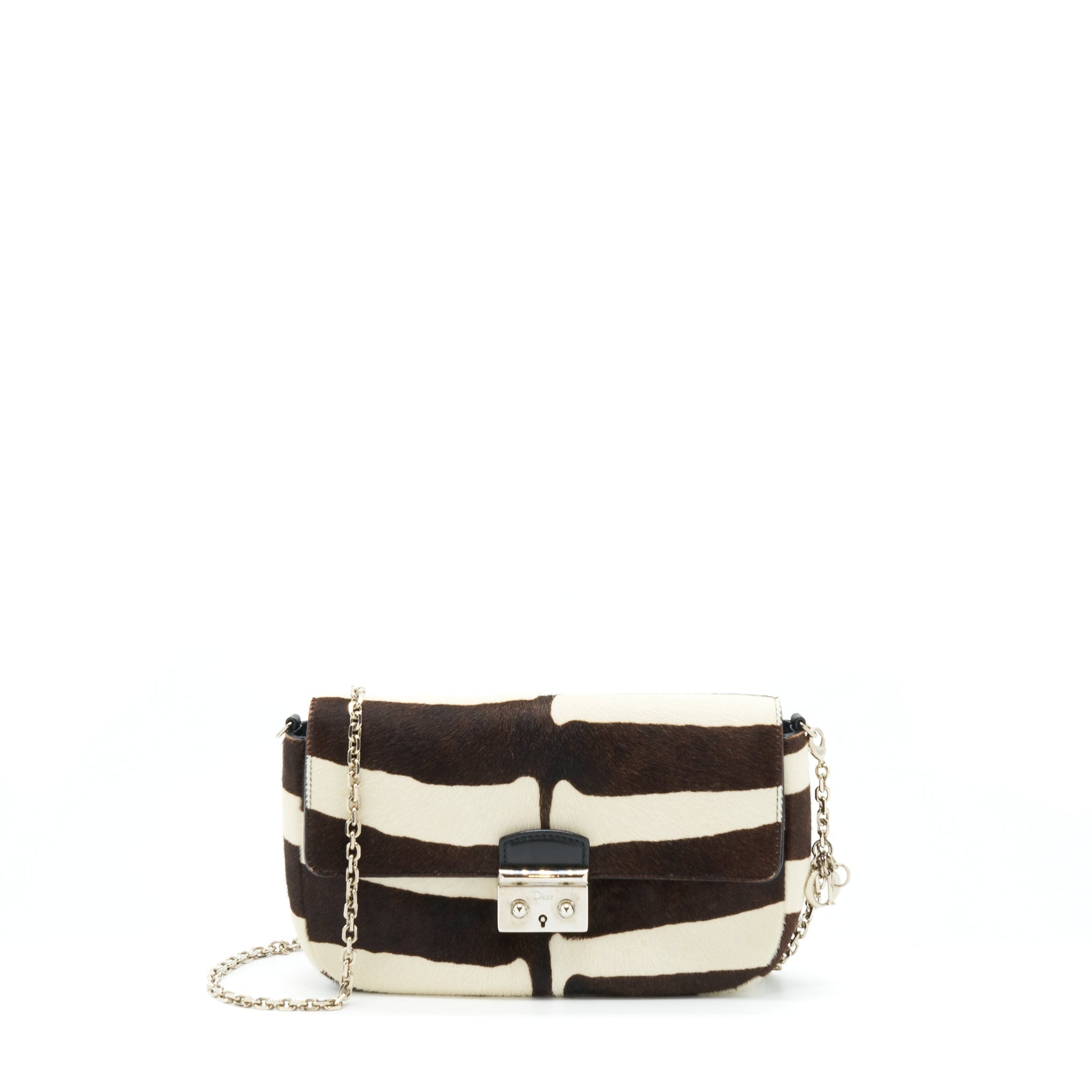 Dior Miss Purse With Pony Hair Multicolour Handbag Mini Chain Travel Bag