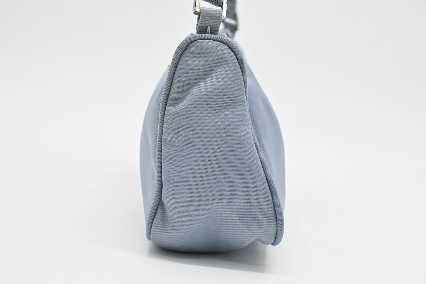 Prada Pochette In Light Handbag Nylon Blue Travel Bag