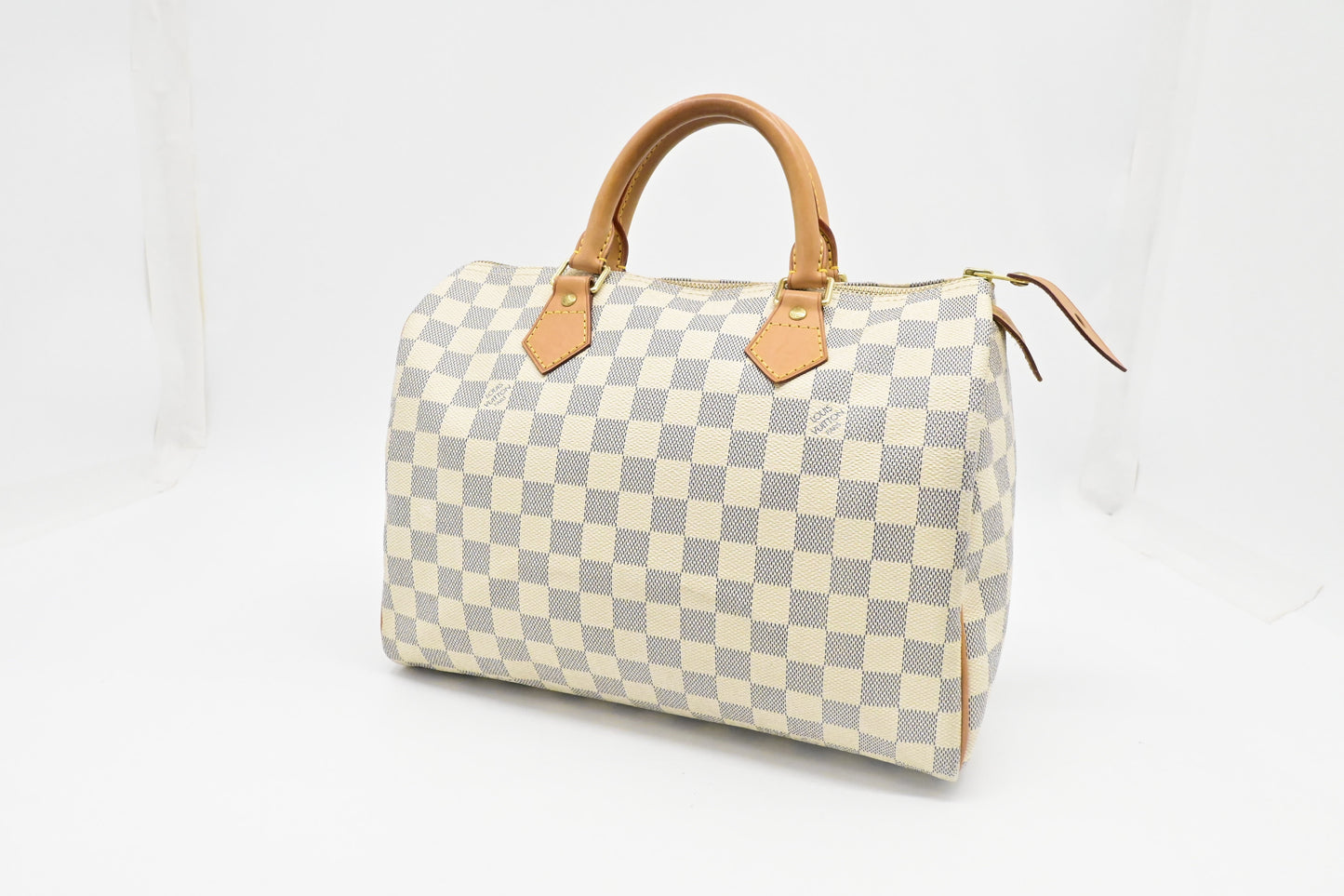 Louis Vuitton Speedy 30 Azur Canvas Damier Handbag Canvas 2