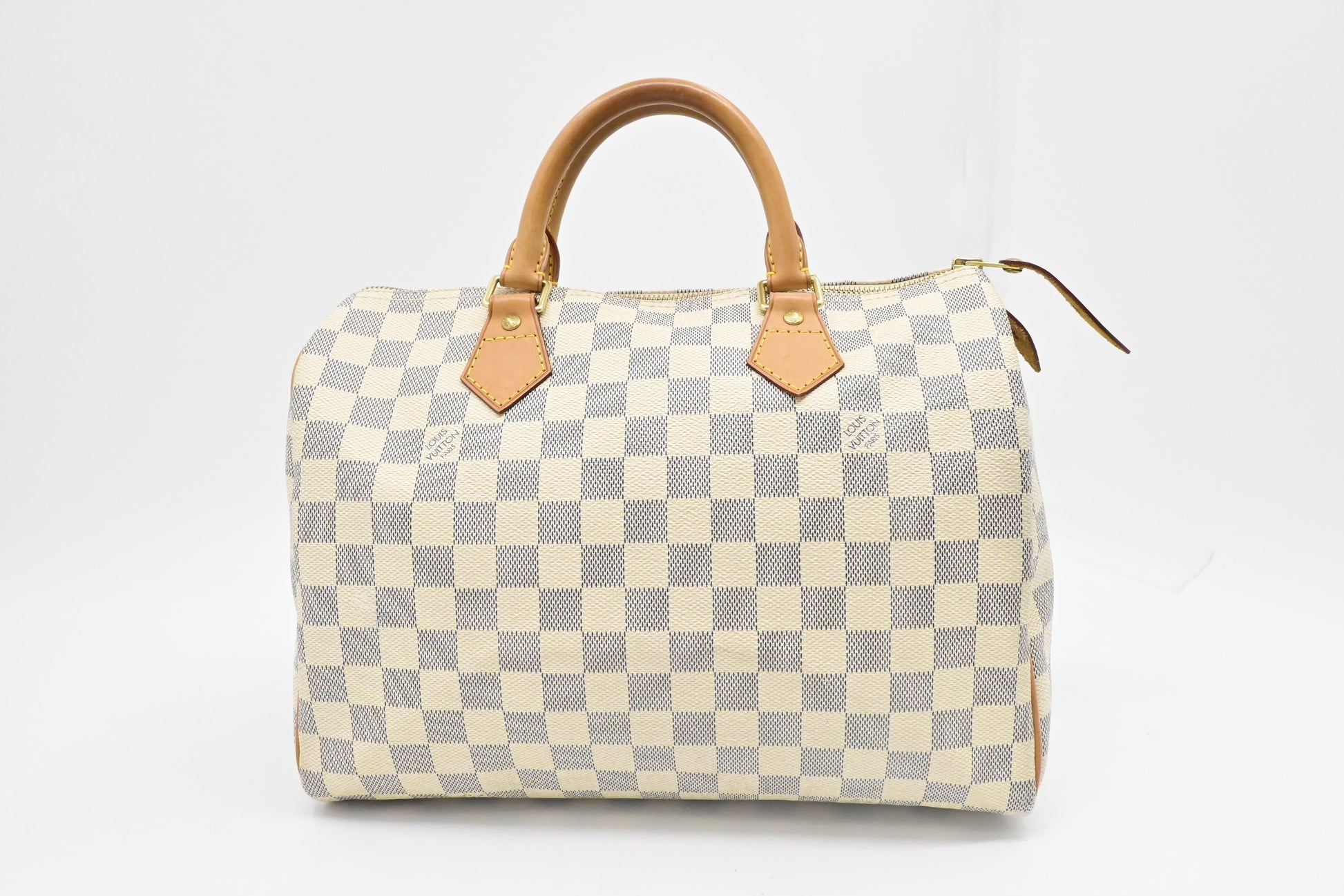 Louis Vuitton Speedy 30 Azur Canvas Damier Handbag Canvas 2
