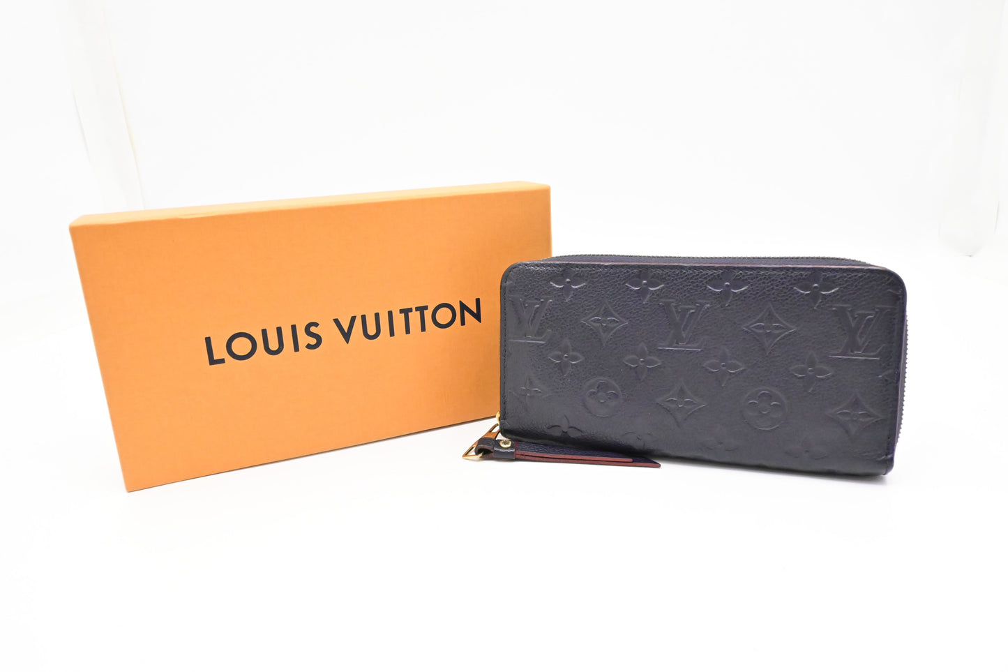 Louis Vuitton Zippy Long Marine Rouge Empreinte Leather Wallet Case Leather 1
