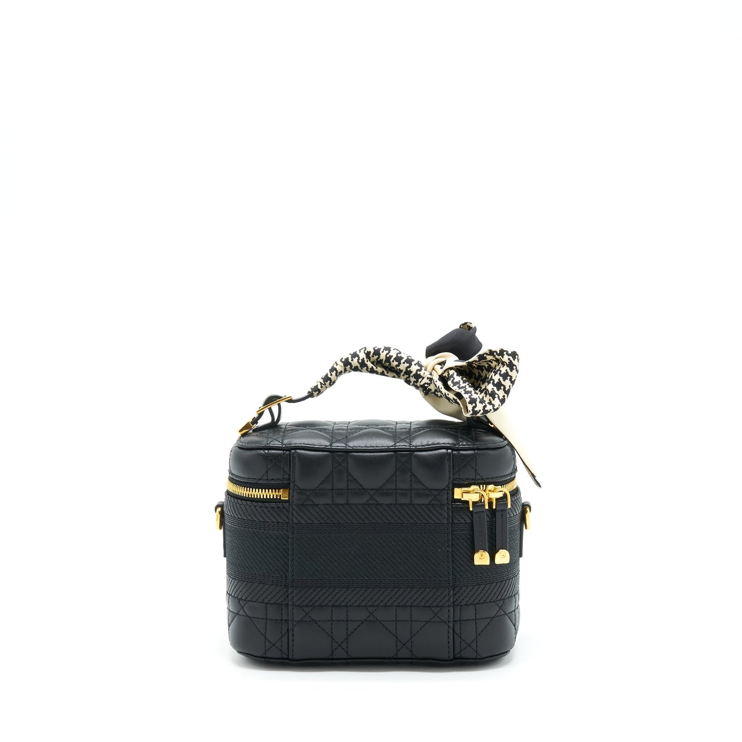 Dior travel Vanity Case With An Extra Twilly Black Small Travel Bag