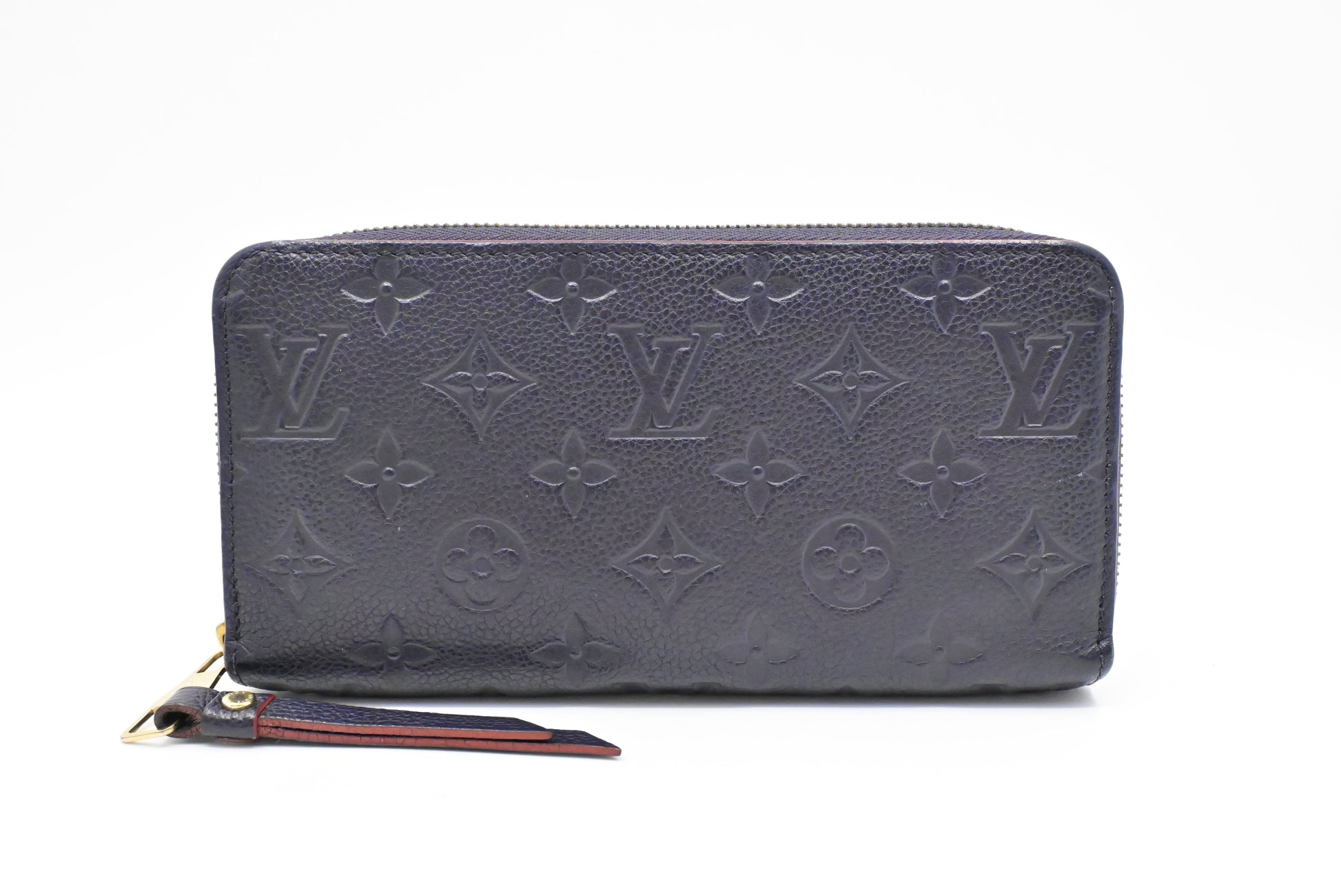 Louis Vuitton Zippy Long Marine Rouge Empreinte Leather Wallet Case Leather 1