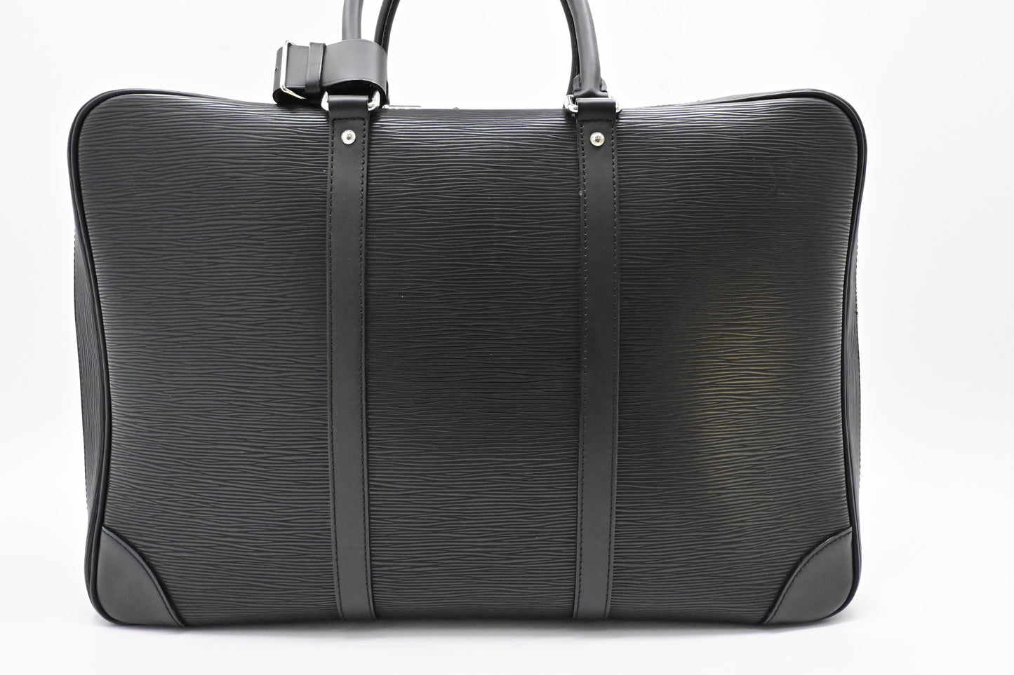 Louis Vuitton Sirius 45 Black Leather Epi Handbag