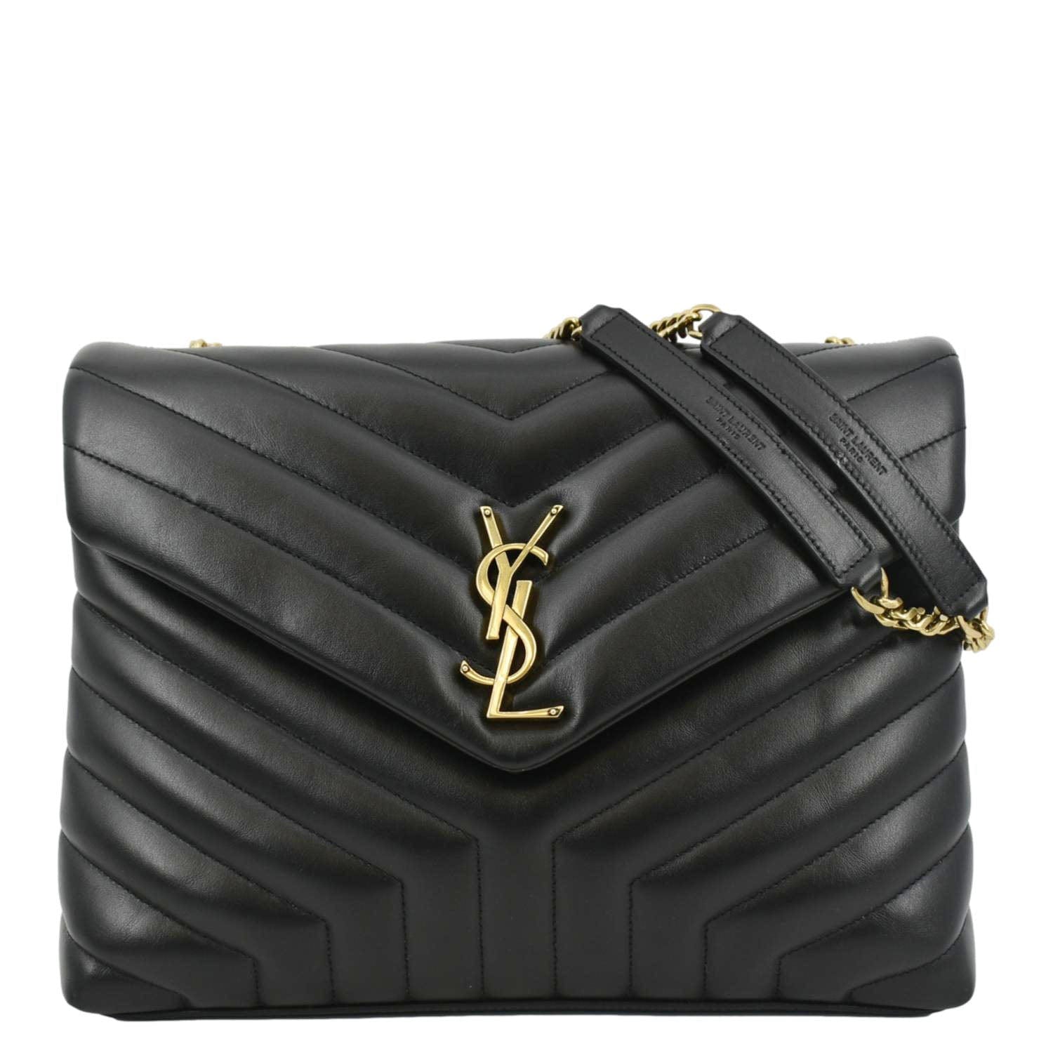 YSL Saint Laurent Saint Loulou Medium Crossbody Bag Leather Quilted