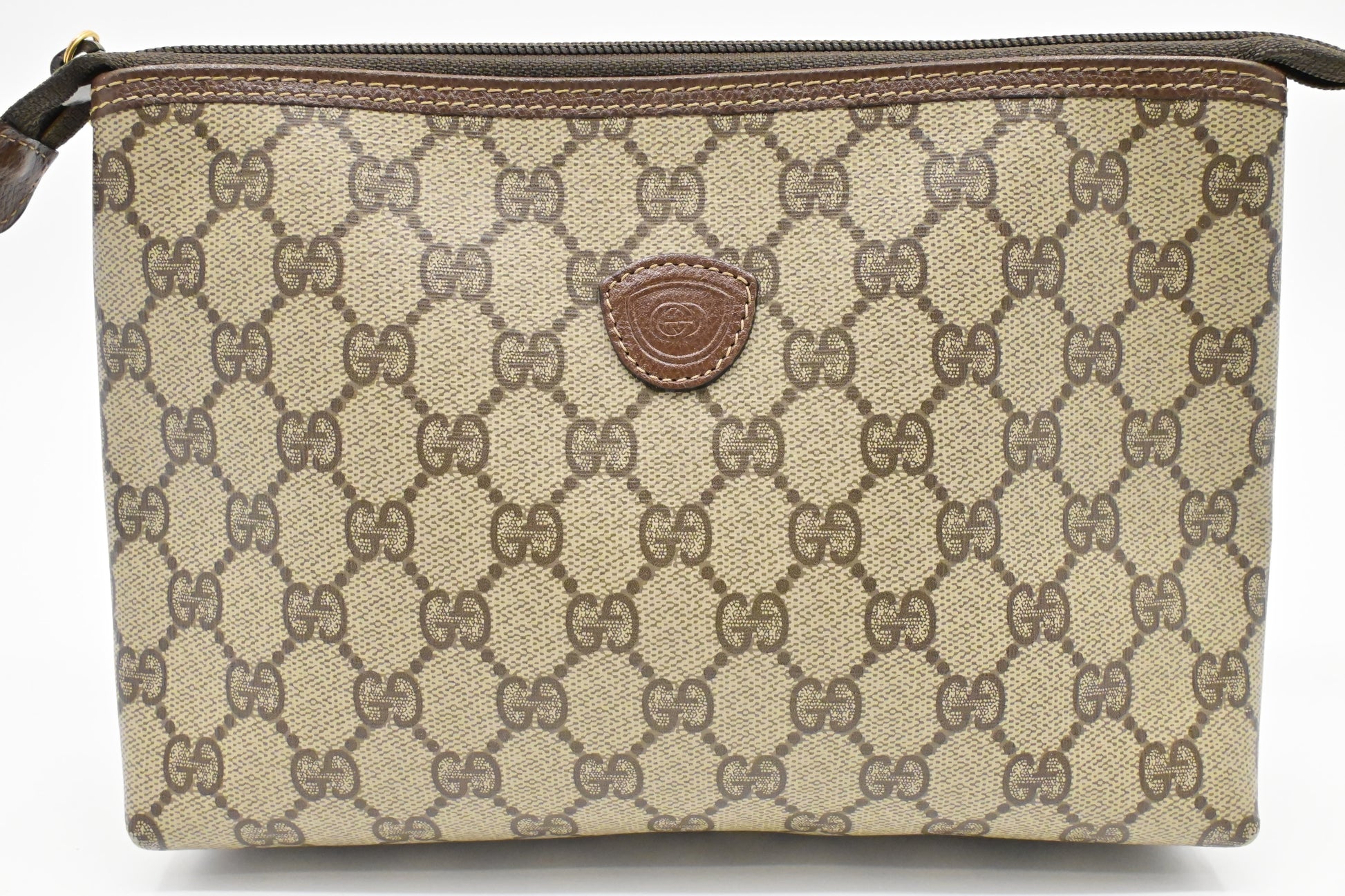Gucci Pouch GG Supreme Canvas Travel Bag