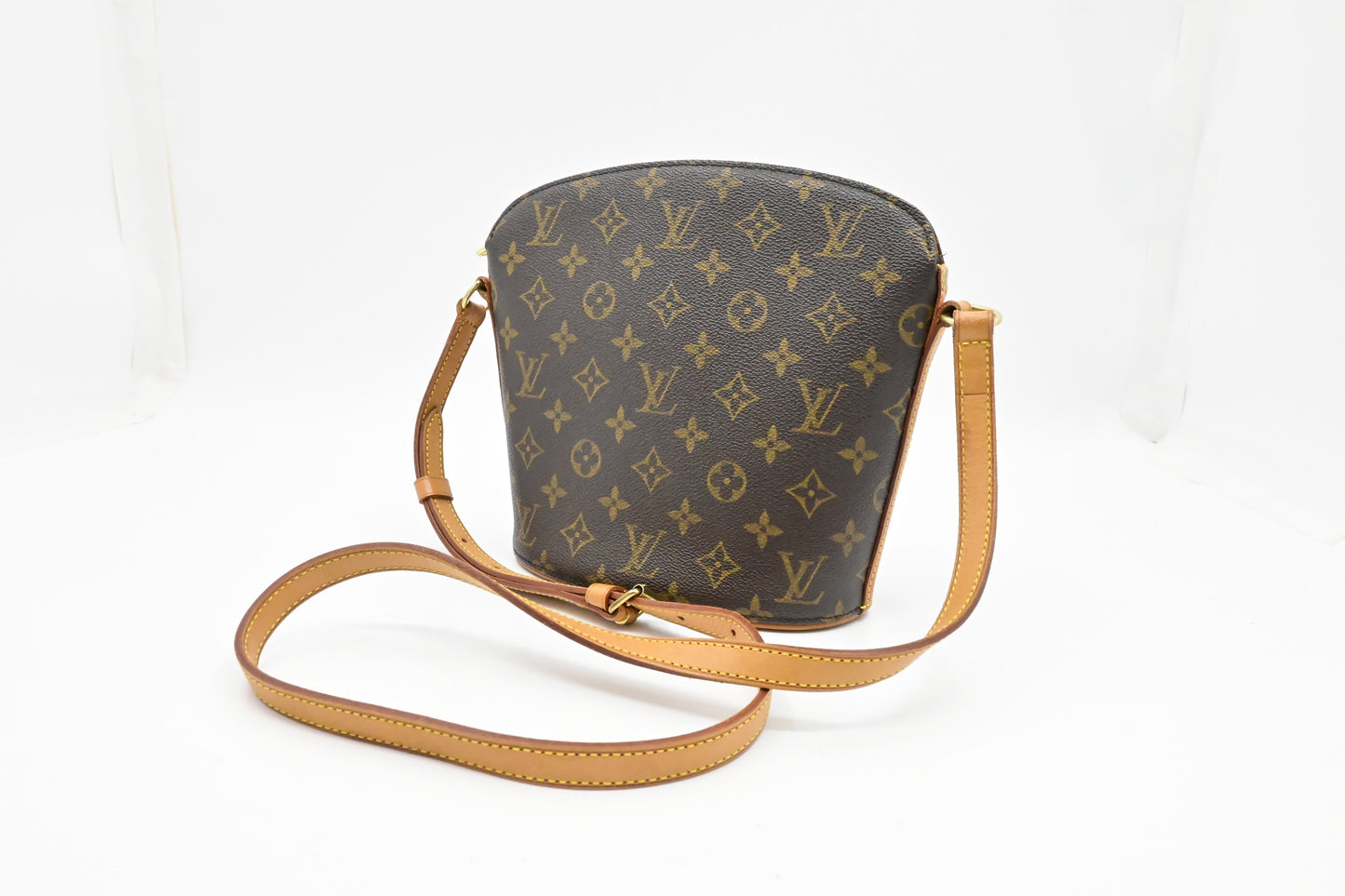 Louis Vuitton Drouot Monogram Canvas Handbag