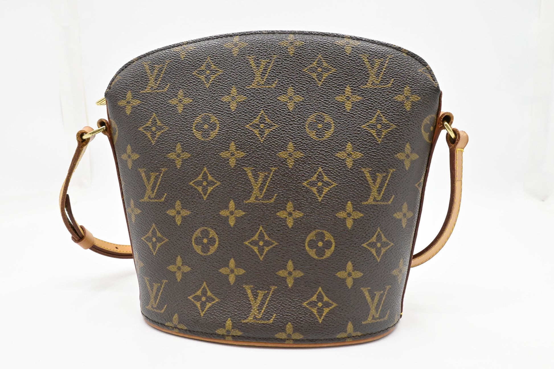 Louis Vuitton Drouot Monogram Canvas Handbag