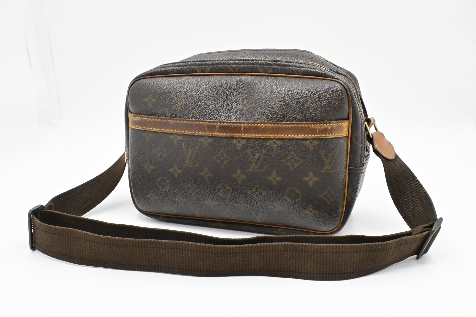 Louis Vuitton Reporter Monogram PM Canvas Handbag Canvas 2