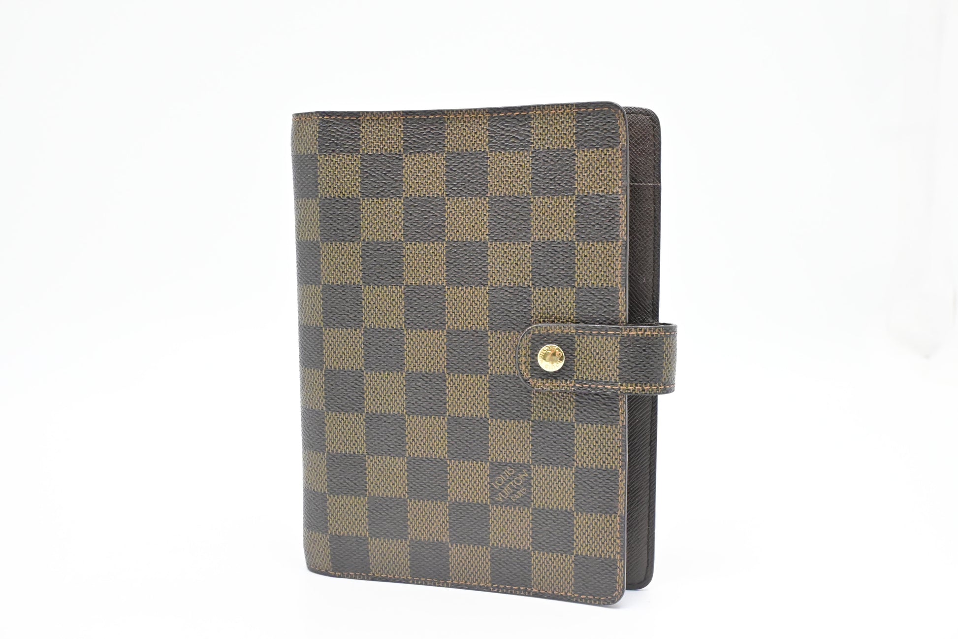 Louis Vuitton Agenda MM Ebene Damier Canvas Handbag Canvas 2