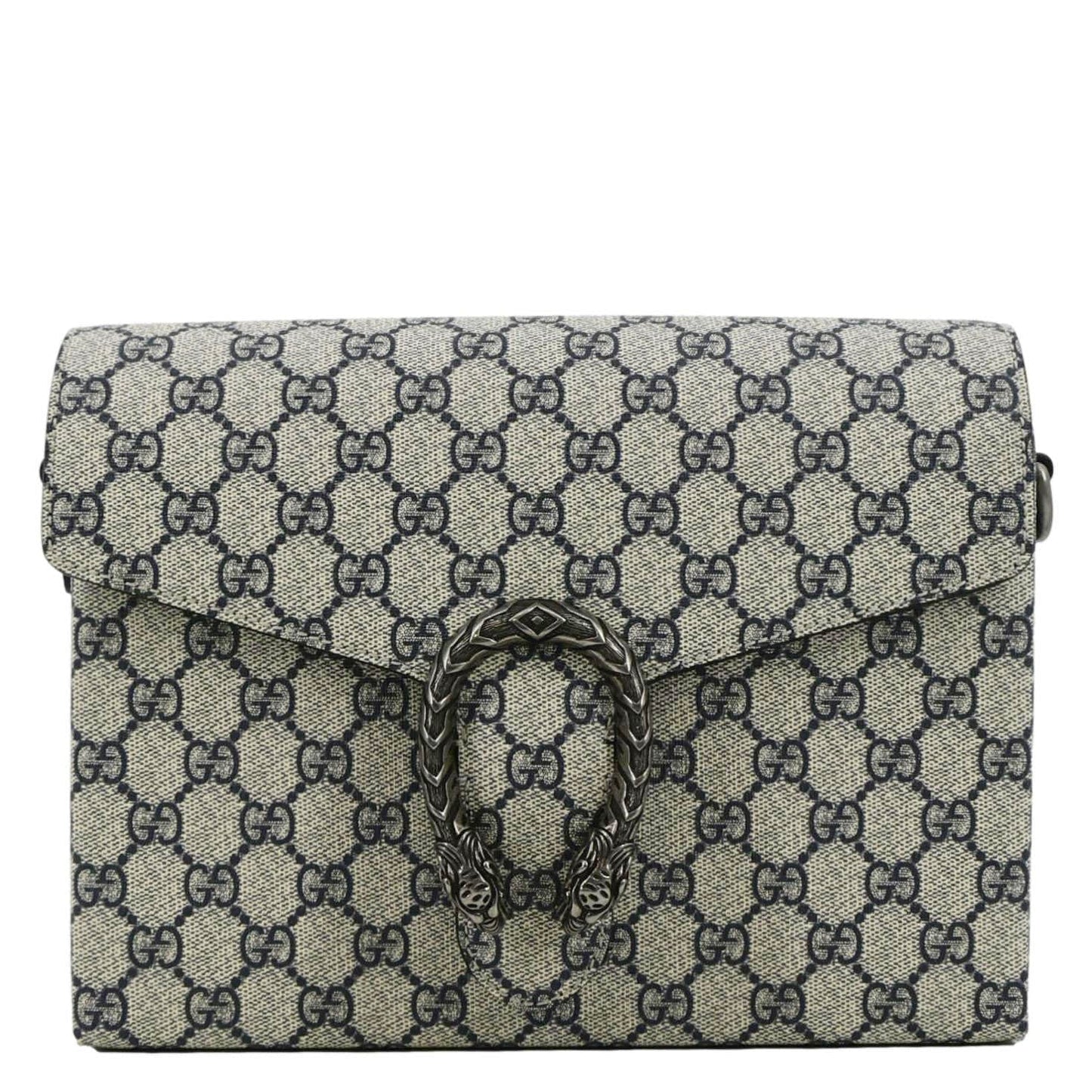 Gucci Dionysus Supreme Crossbody Bag Navy Canvas Blue