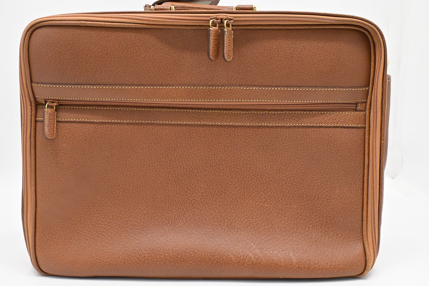 Gucci Suitcase Leather Brown Travel Bag