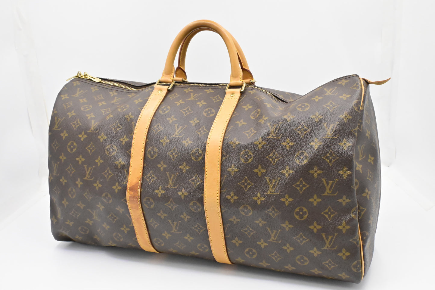 Louis Vuitton Keepall 55 Monogram Canvas Travel Bag Canvas 2
