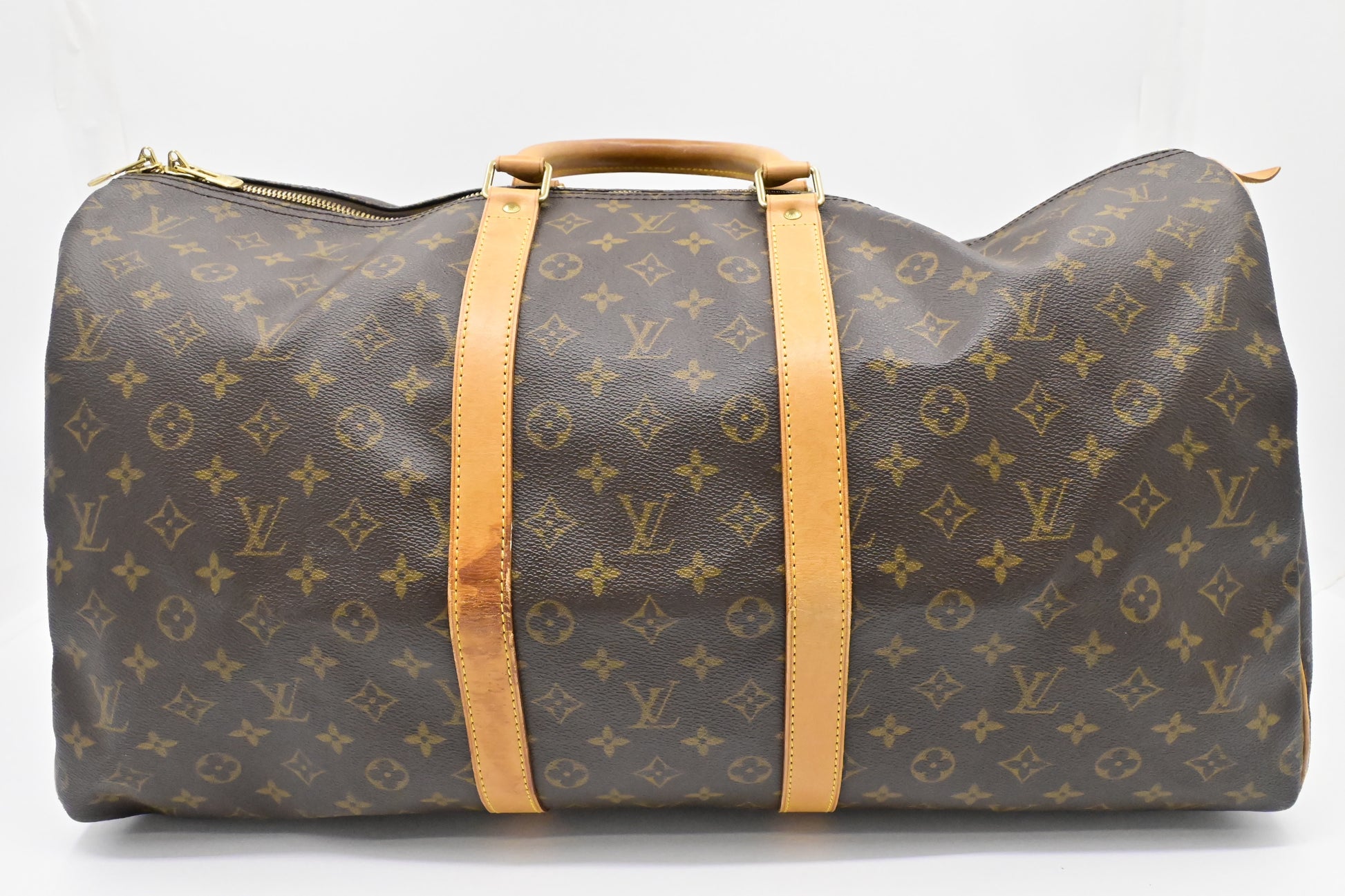 Louis Vuitton Keepall 55 Monogram Canvas Travel Bag Canvas 2