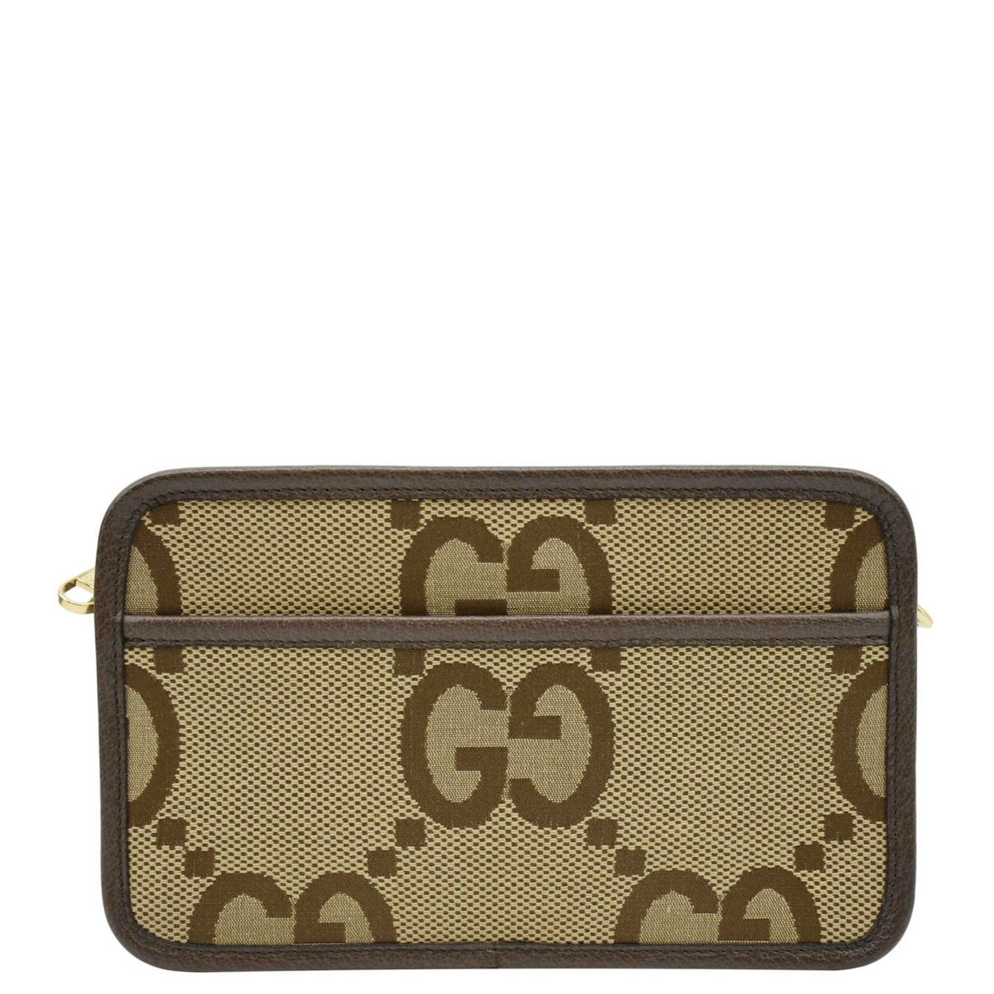 Gucci Jumbo Crossbody Bag Canvas Beige