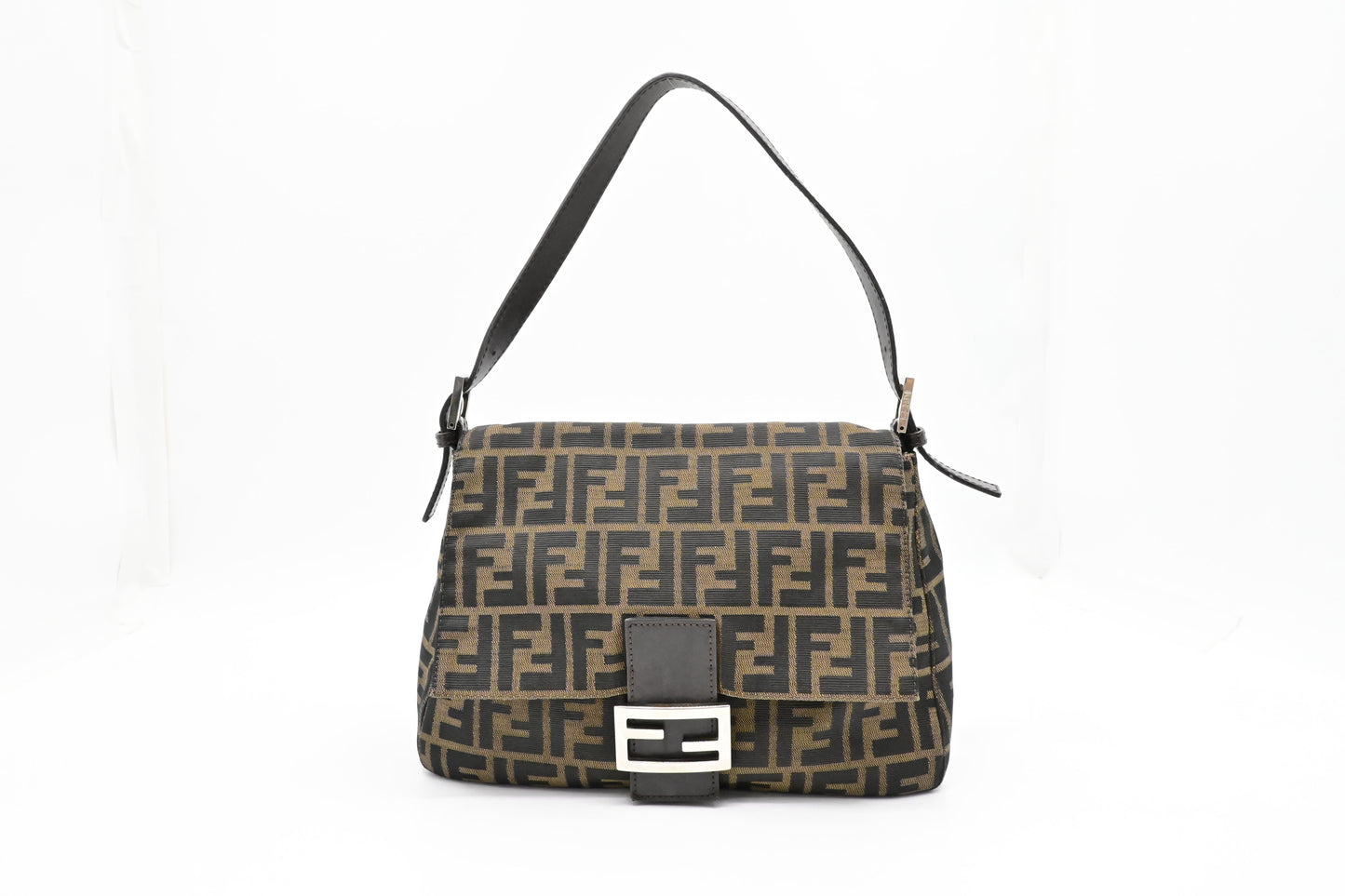 Fendi Mama Baguette In Zucca Handbag Canvas Shoulder Bag Zucca Canvas 2