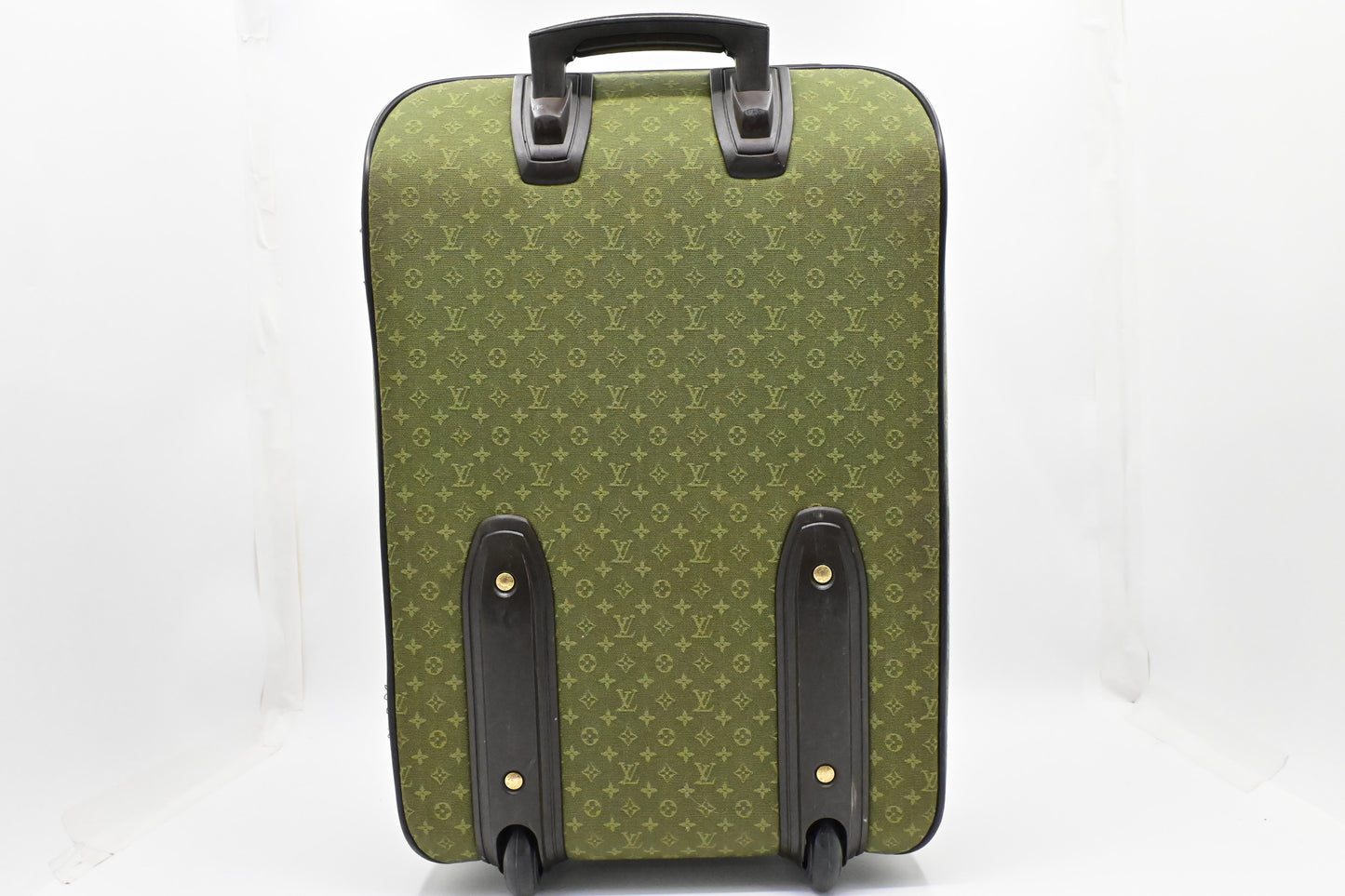 Louis Vuitton Annette Suitcase Khaki Lin Monogram Canvas Green Mini Bag
