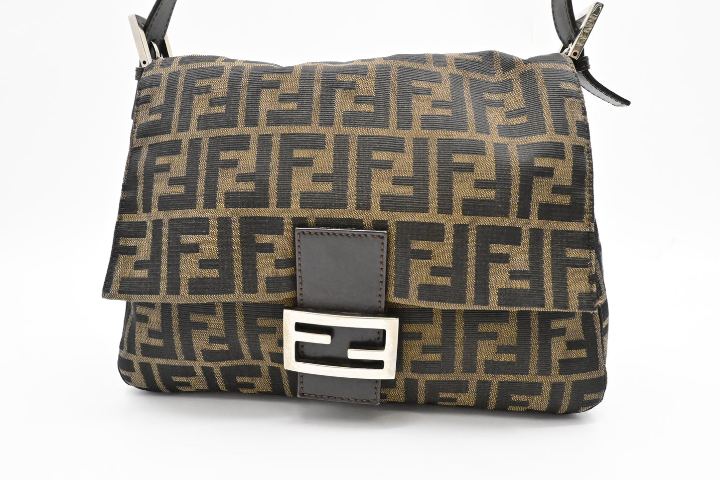 Fendi Mama Baguette In Zucca Handbag Canvas Shoulder Bag Zucca Canvas 3