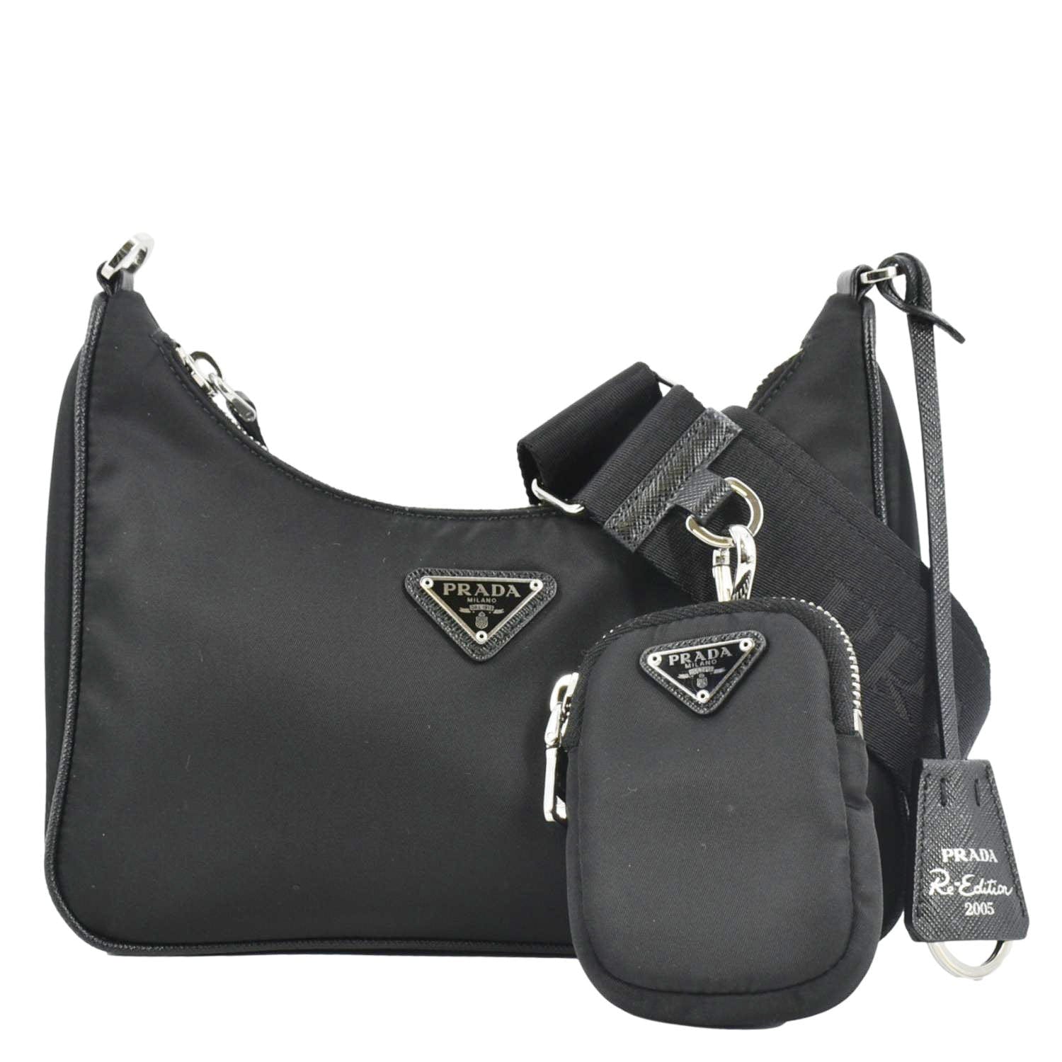 Prada Re Edition Re Shoulder Bag Nylon Black 3