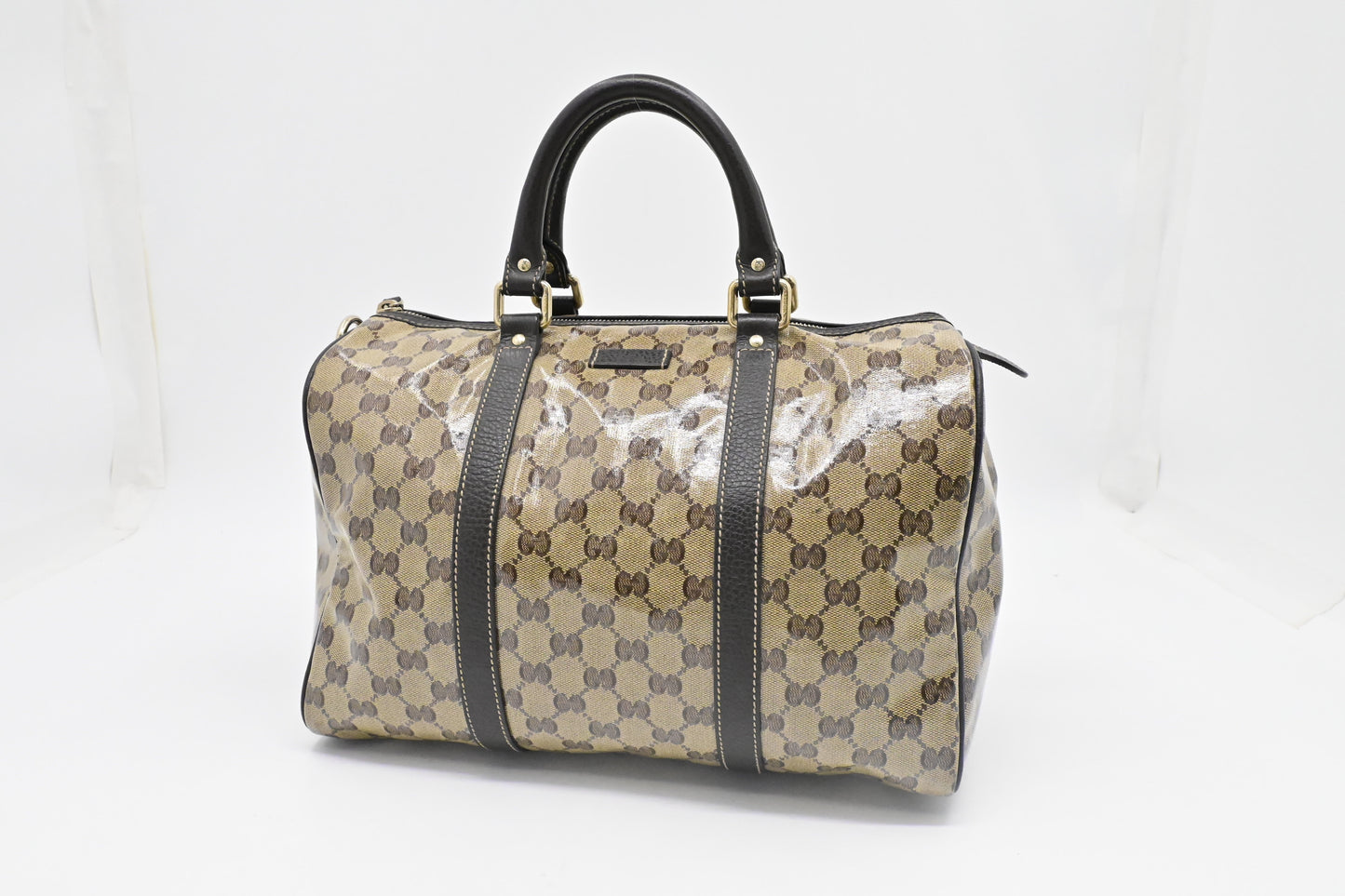 Gucci Boston Crystal GG Coated Canvas Apparel
