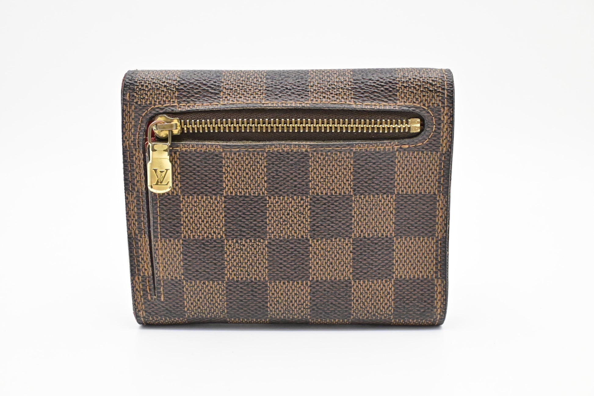 Louis Vuitton Koala Damier Ebene Canvas Wallet Case Ebene Canvas