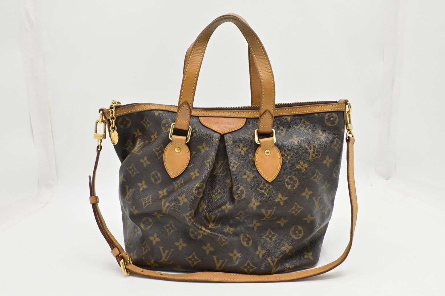 Louis Vuitton Palermo PM Monogram Canvas Handbag Canvas 3