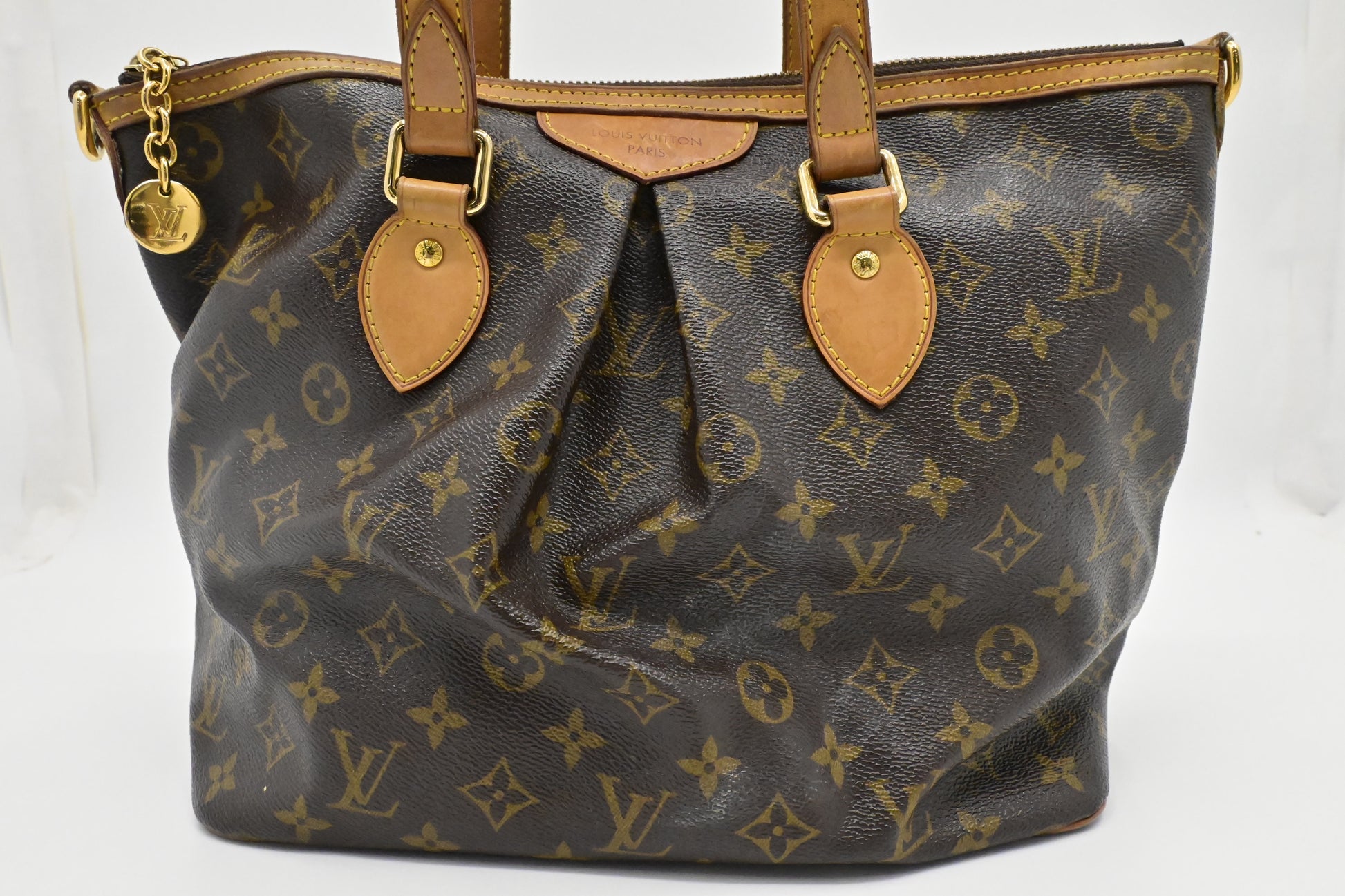 Louis Vuitton Palermo PM Monogram Canvas Handbag Canvas 3