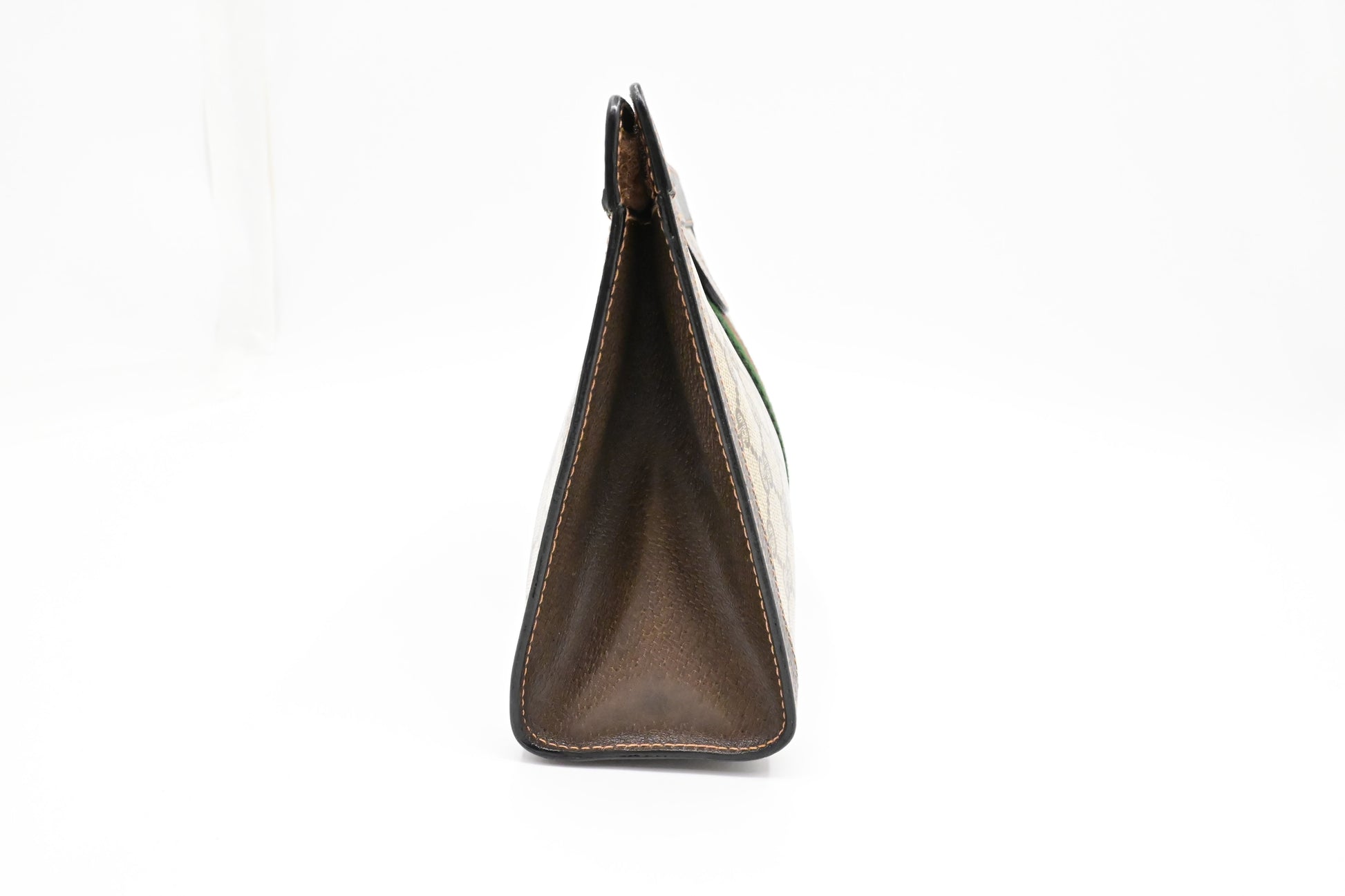 Gucci Accessory Collection Clutch In Supreme Canvas Brown Clutch Bag