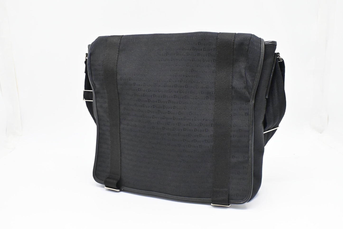 Dior Messenger Bag In Canvas Black Travel Bag