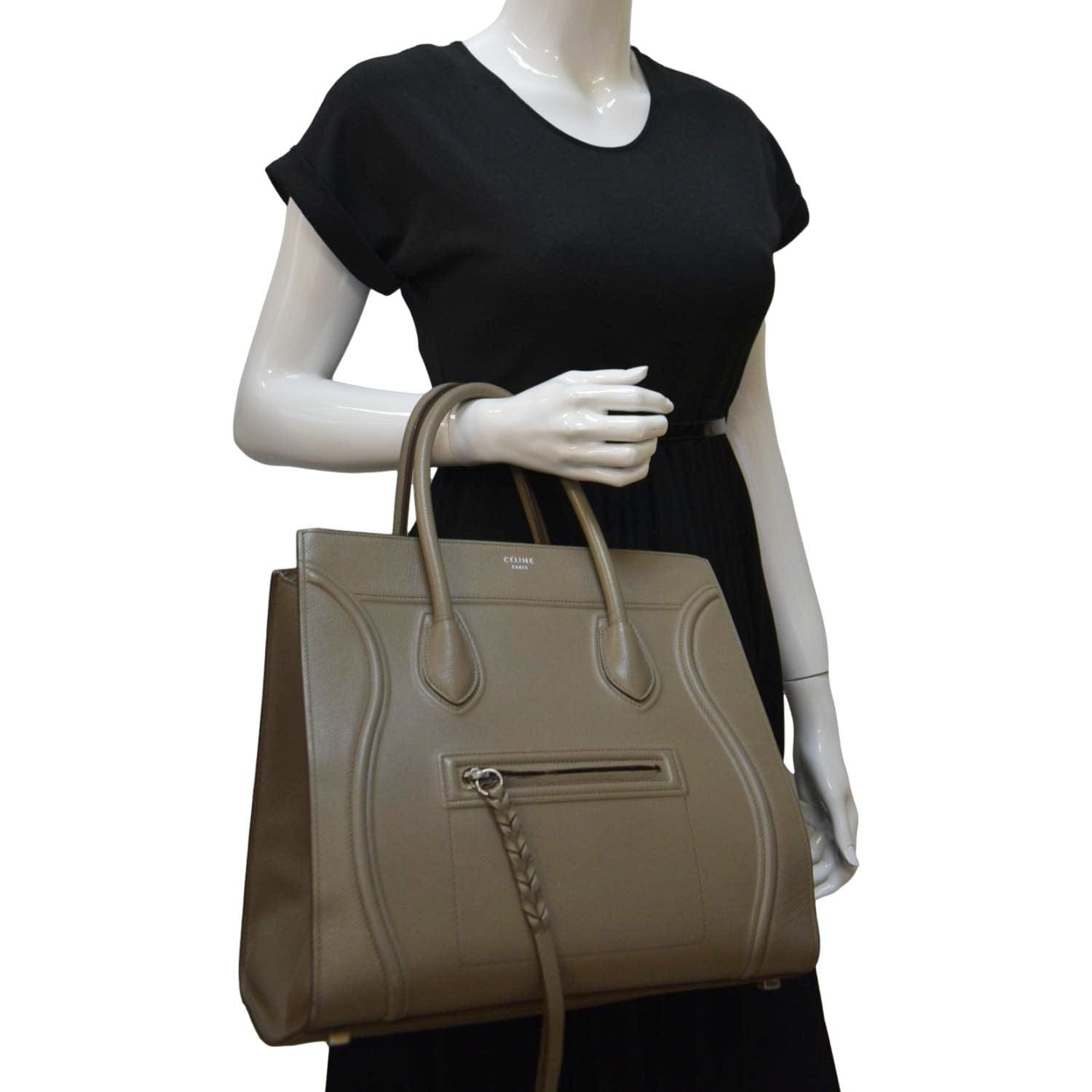 Phantom Tote Bag Leather Beige