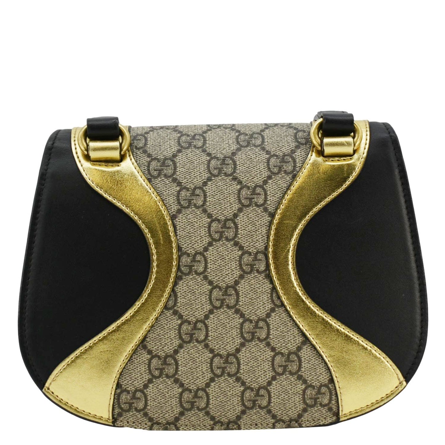 Gucci Ogilide Supreme Shoulder Bag Canvas Gold Ogilide 500782