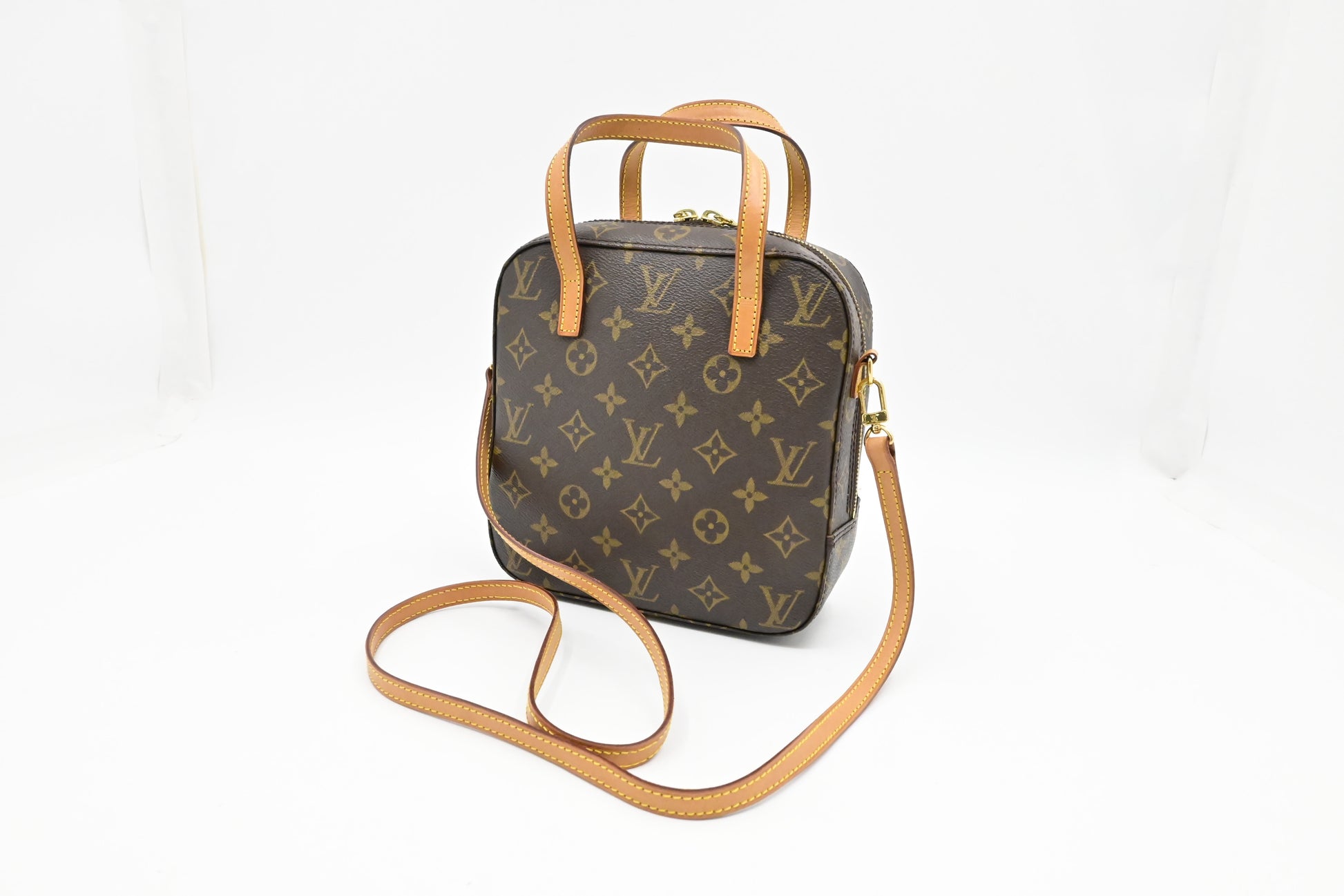 Louis Vuitton Spontini Monogram Canvas Handbag