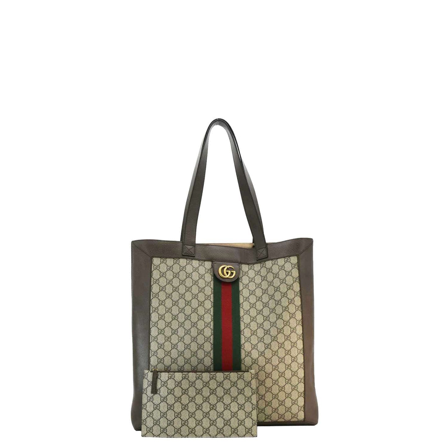 Gucci Ophidia Soft Supreme Web Tote Bag Canvas Beige
