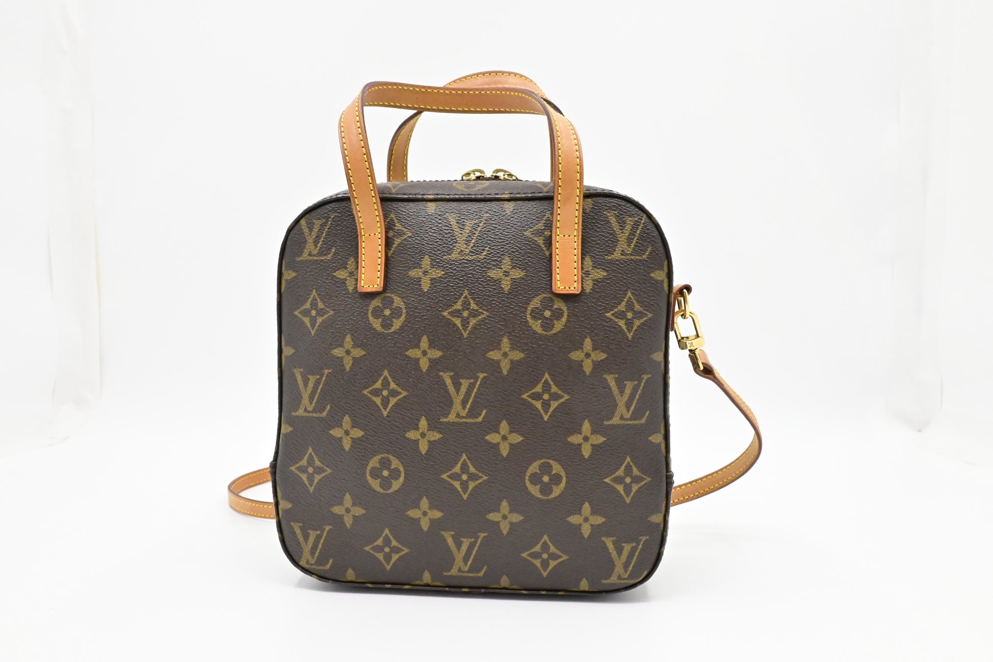Louis Vuitton Spontini Monogram Canvas Handbag