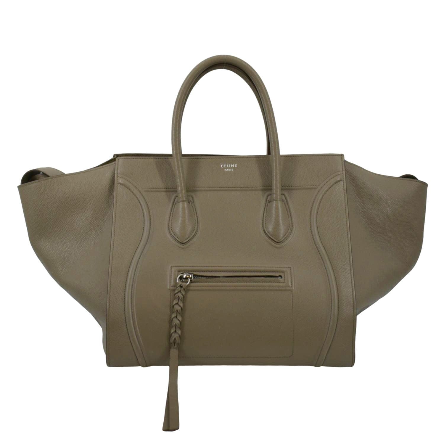 Phantom Tote Bag Leather Beige