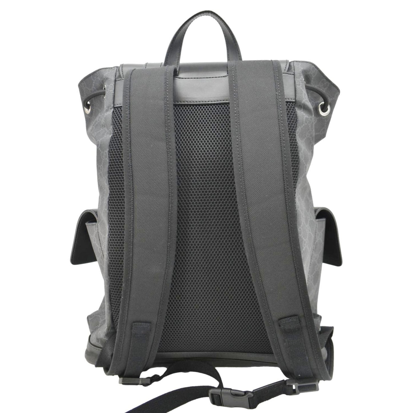 Gucci Supreme Backpack Canvas Black Backpack 495565
