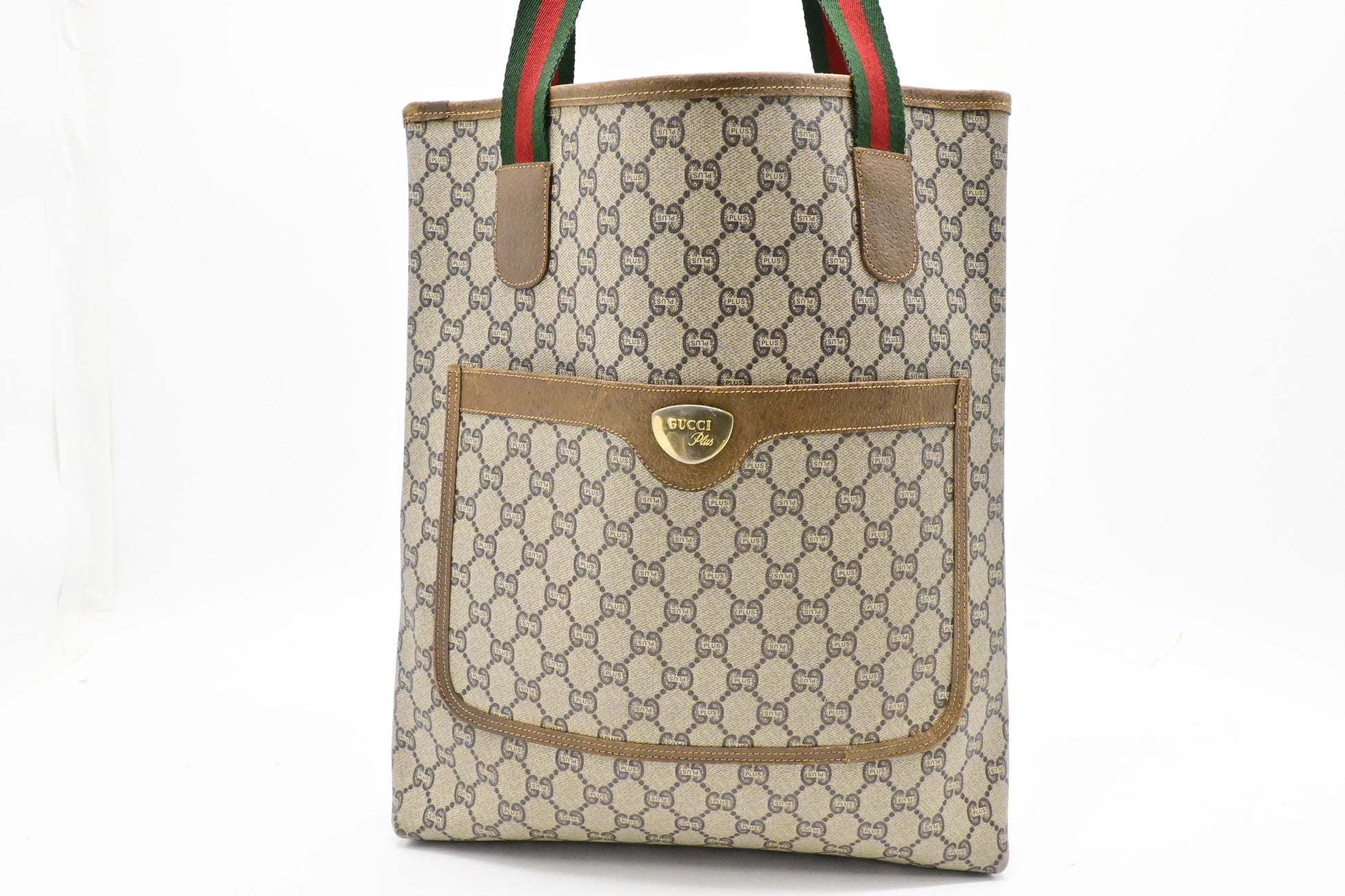 Gucci Plus GG Supreme Canvas Tote Bag