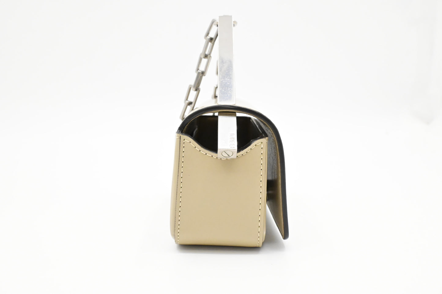 Fendi First Sight In Handbag Leather Beige Mini Travel Bag