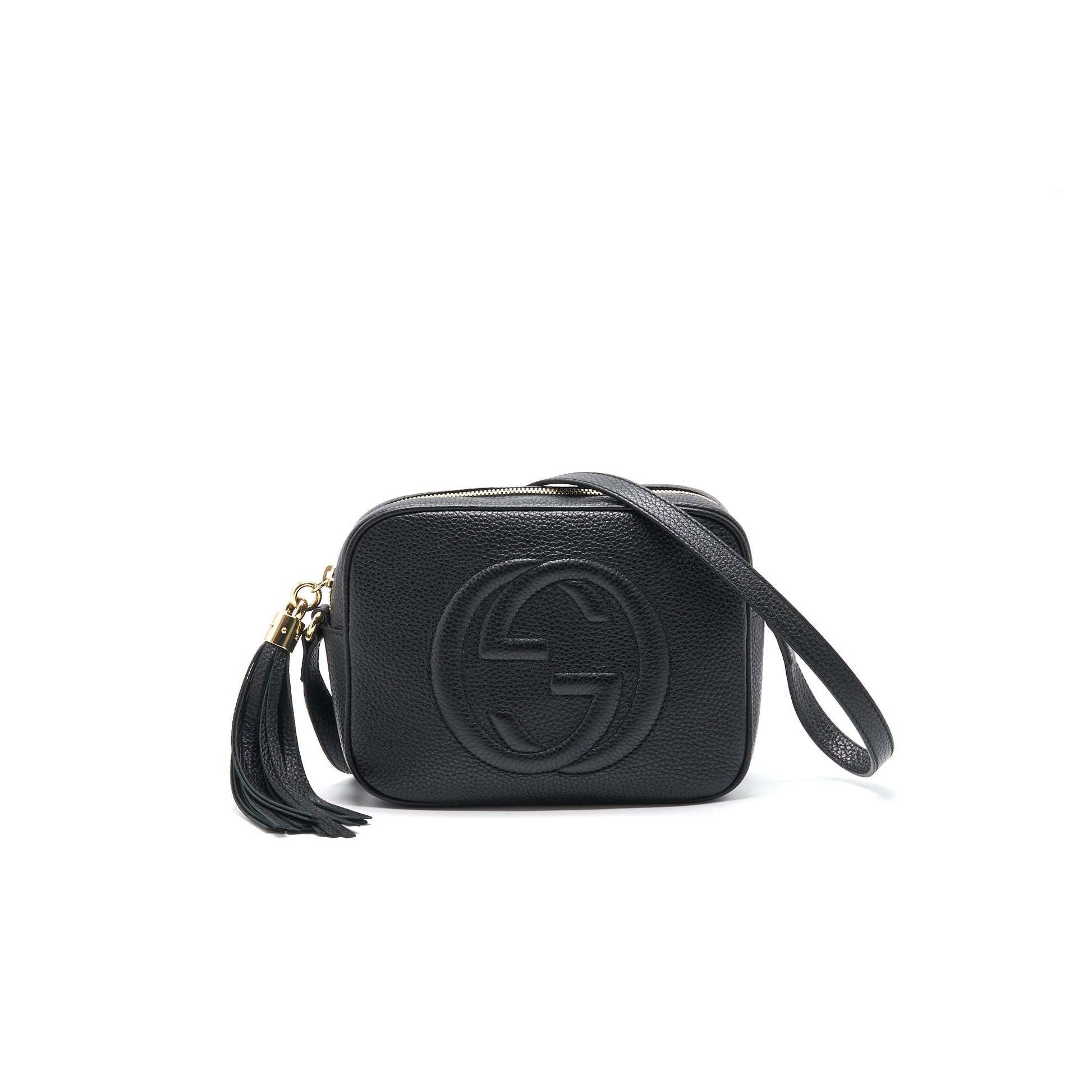 Gucci Soho Disco Camera Bag Black Travel Bag