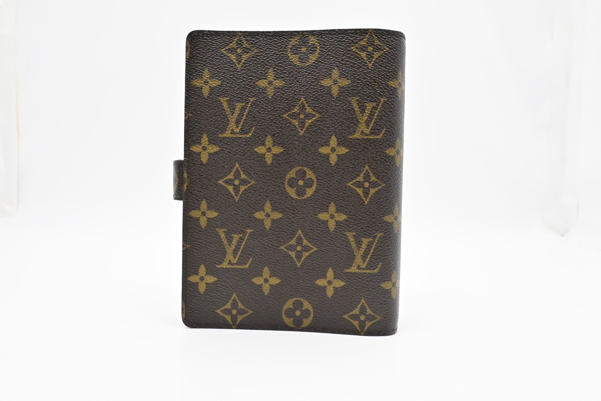 Louis Vuitton Agenda MM Monogram Canvas Handbag Canvas 4