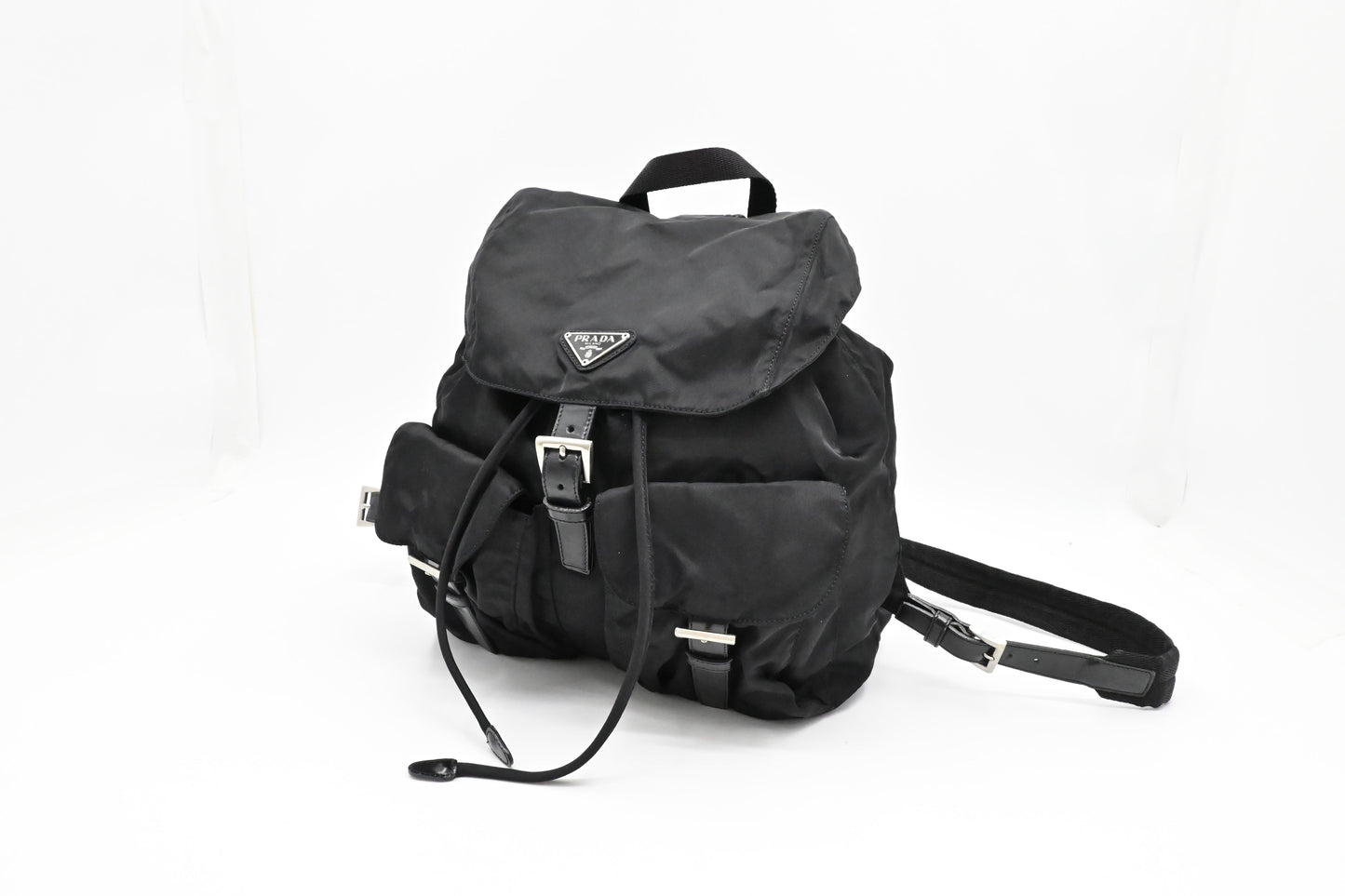 Prada Medium Backpack In Handbag Canvas Nylon