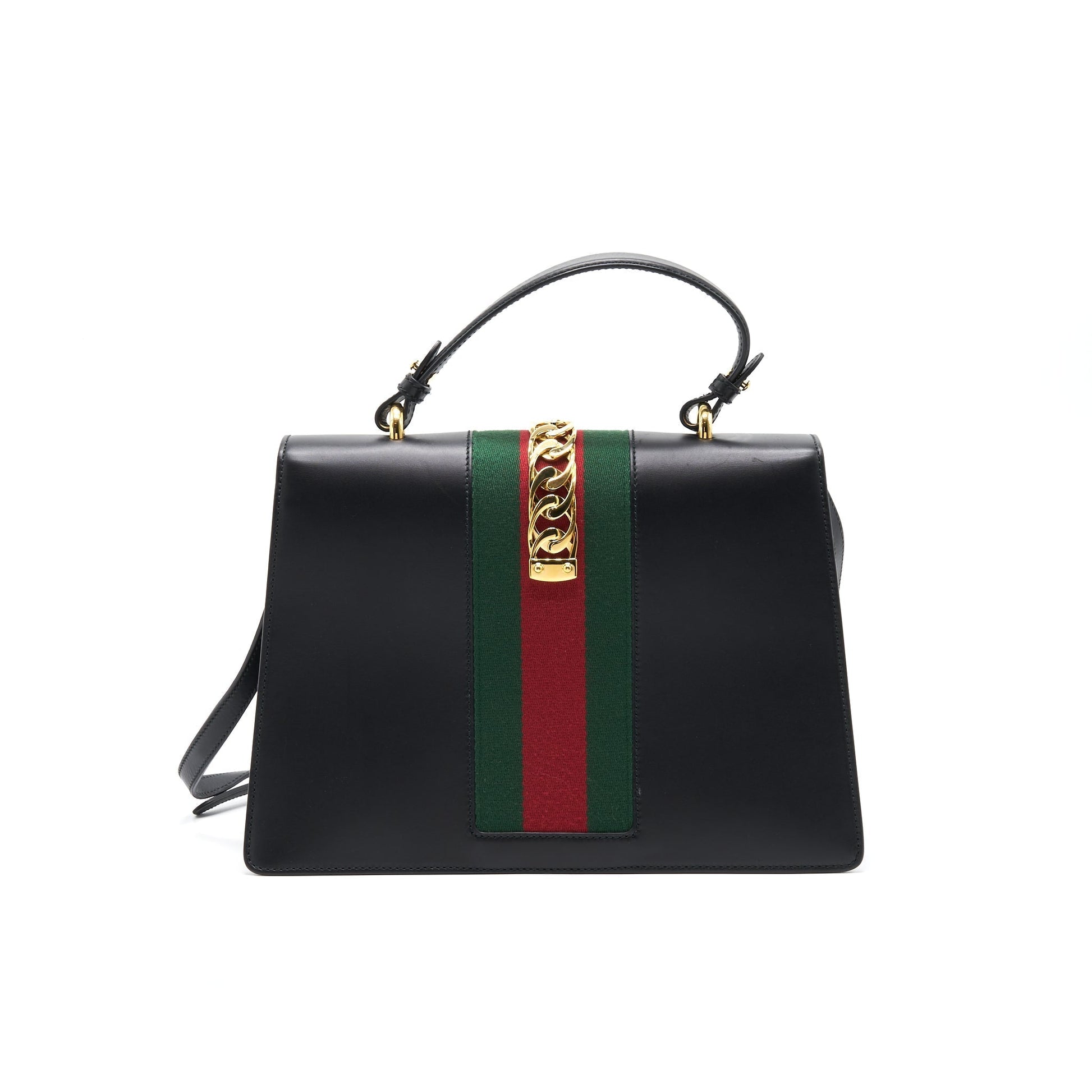 Gucci Sylvie Tote Bag Black Medium