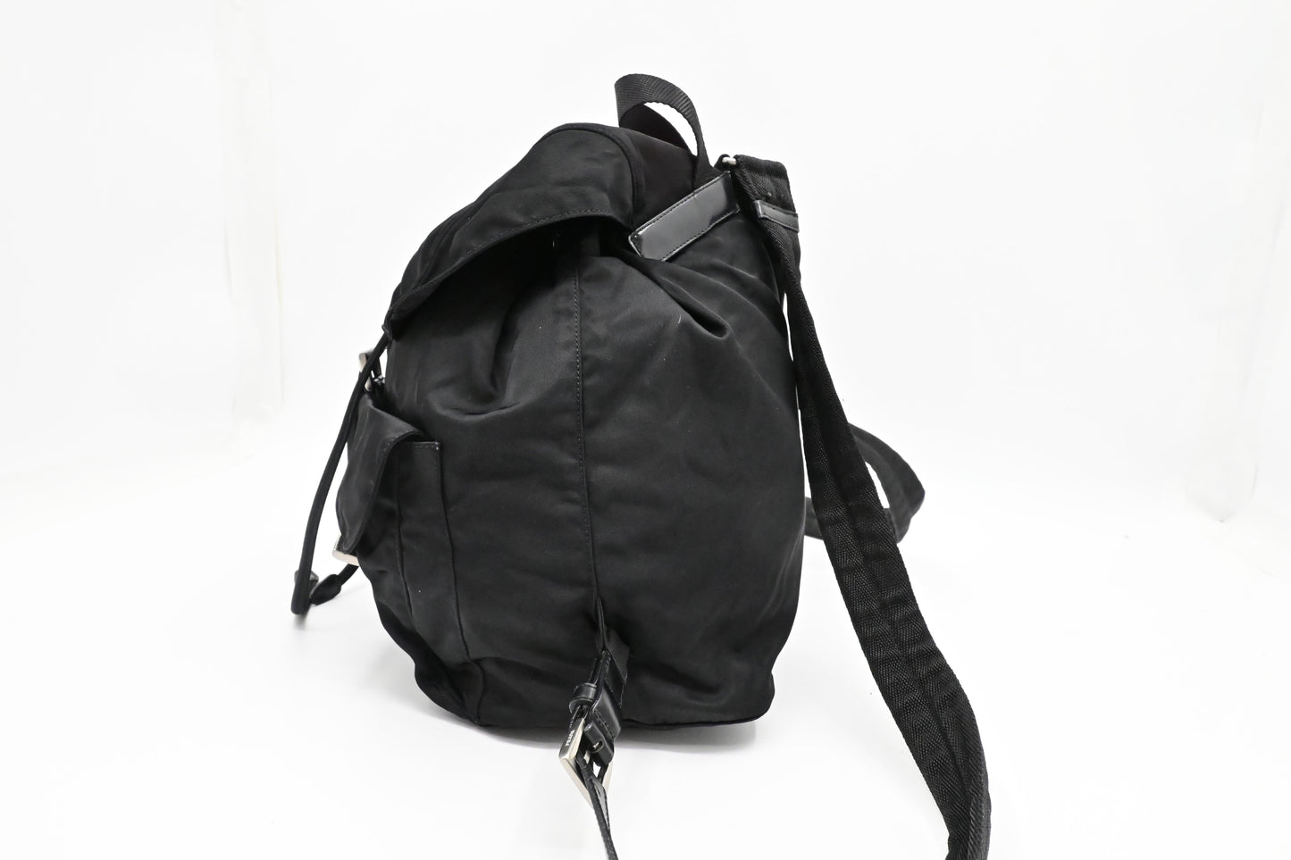 Prada Medium Backpack In Handbag Canvas Nylon