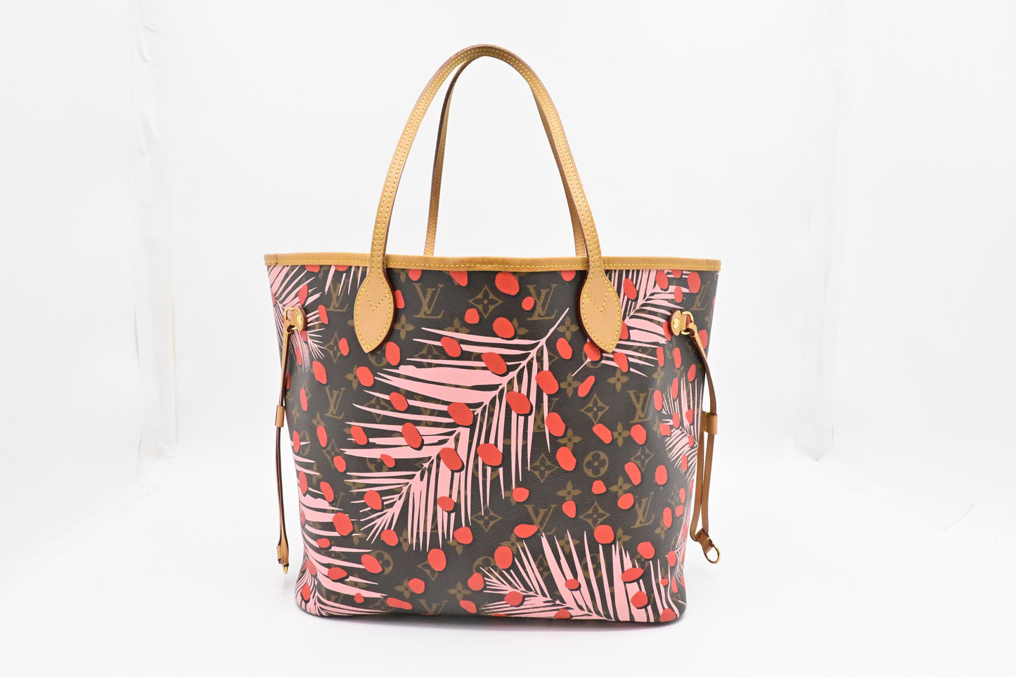 Louis Vuitton Neverfull MM Jungle Dots Monogram Canvas Tote Bag