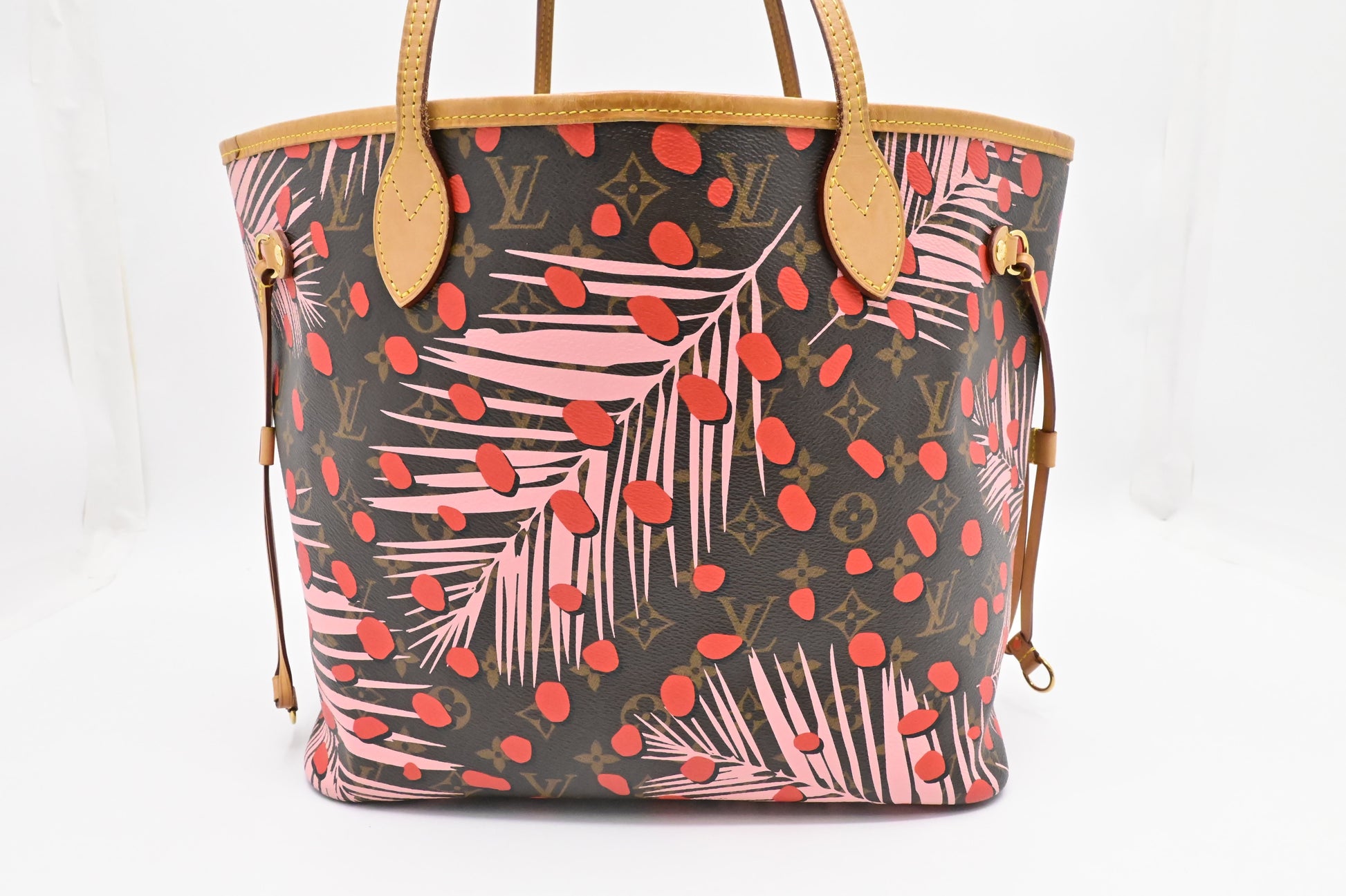 Louis Vuitton Neverfull MM Jungle Dots Monogram Canvas Tote Bag
