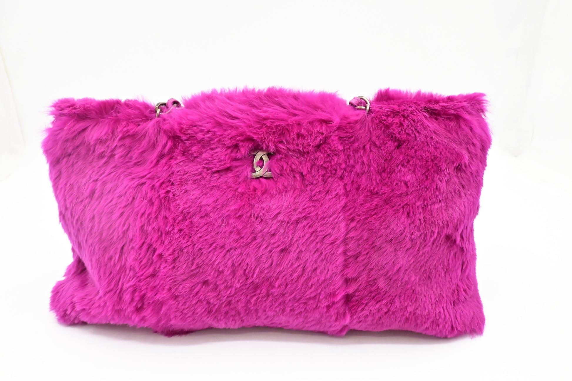 Chanel Fur Pink Shoulder Bag