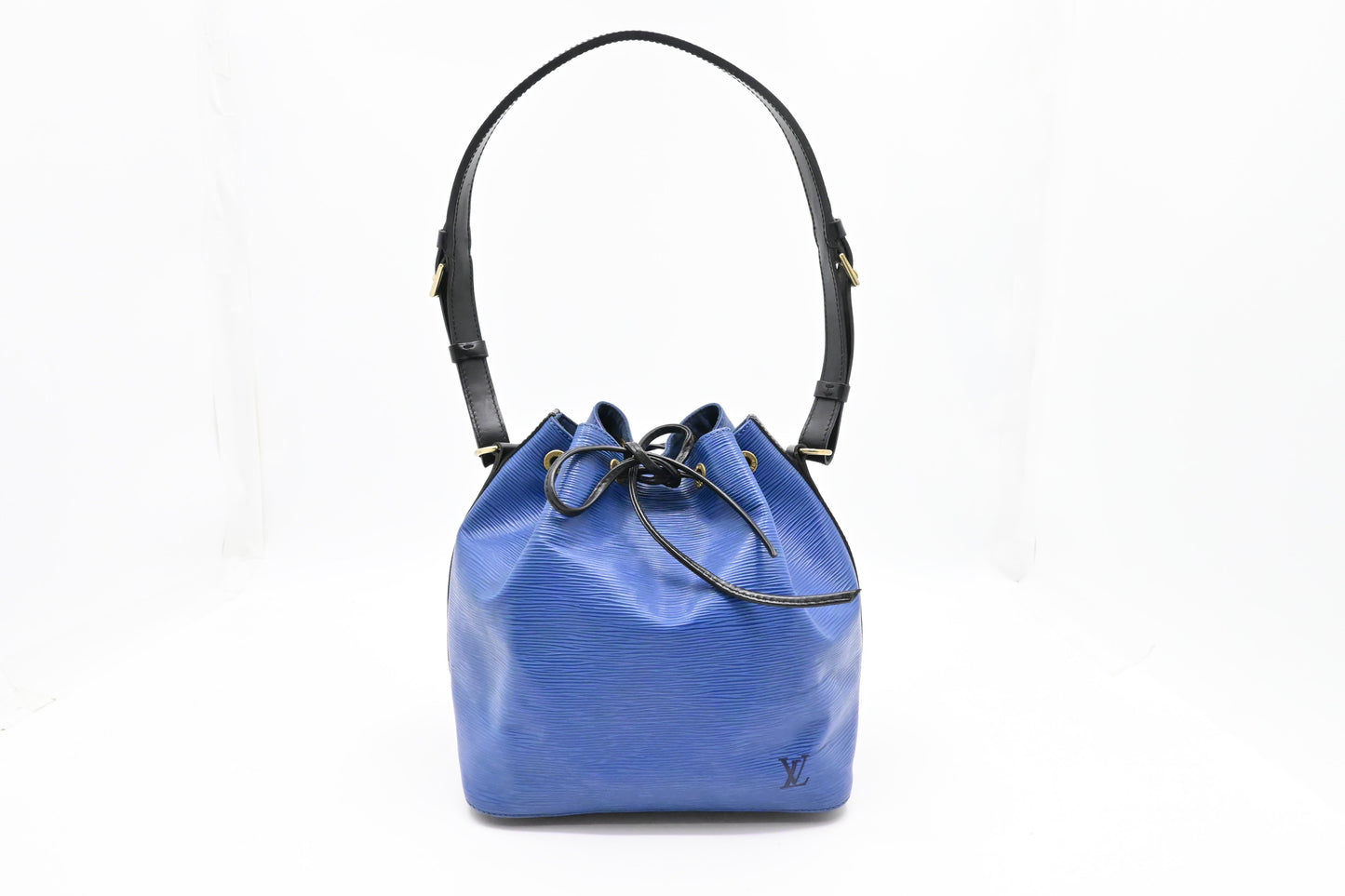 Louis Vuitton Petit Noe Epi Leather Blue Handbag