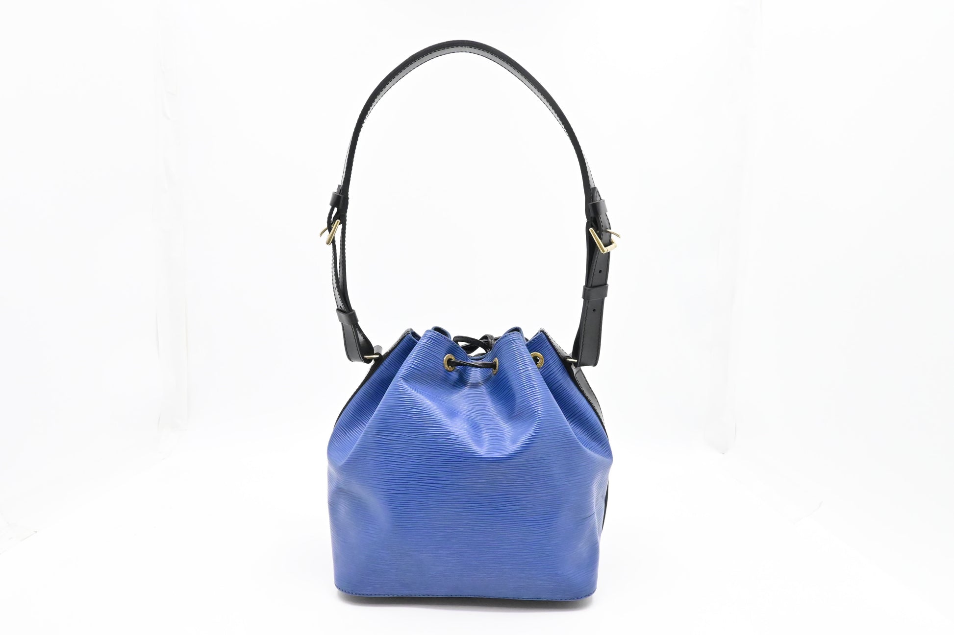 Louis Vuitton Petit Noe Epi Leather Blue Handbag